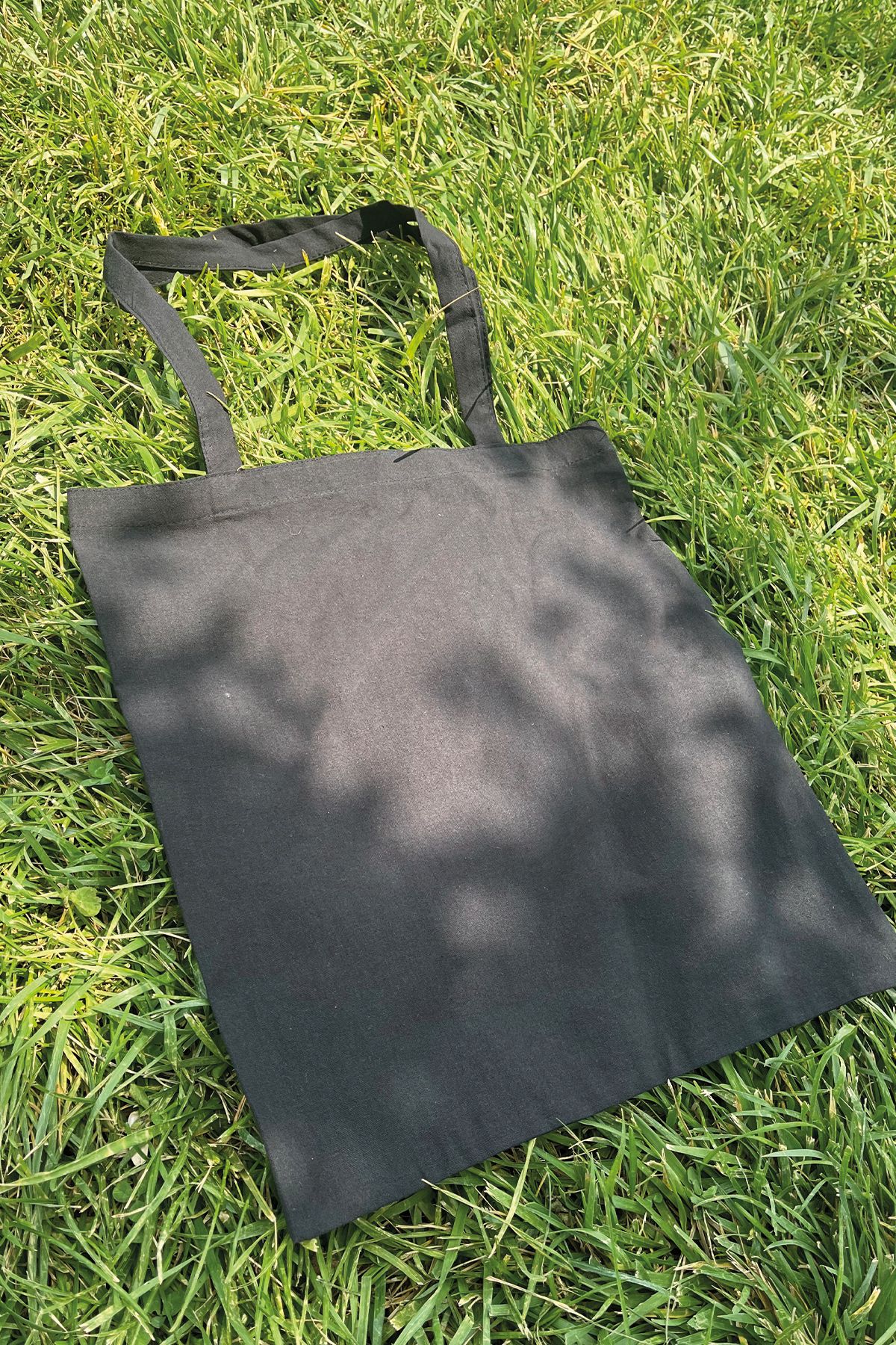 Bagari Baskısız Siyah Ham Bez Çanta 35x40cm 5 Adet Punch, Boyama ve Baskıya Uygun