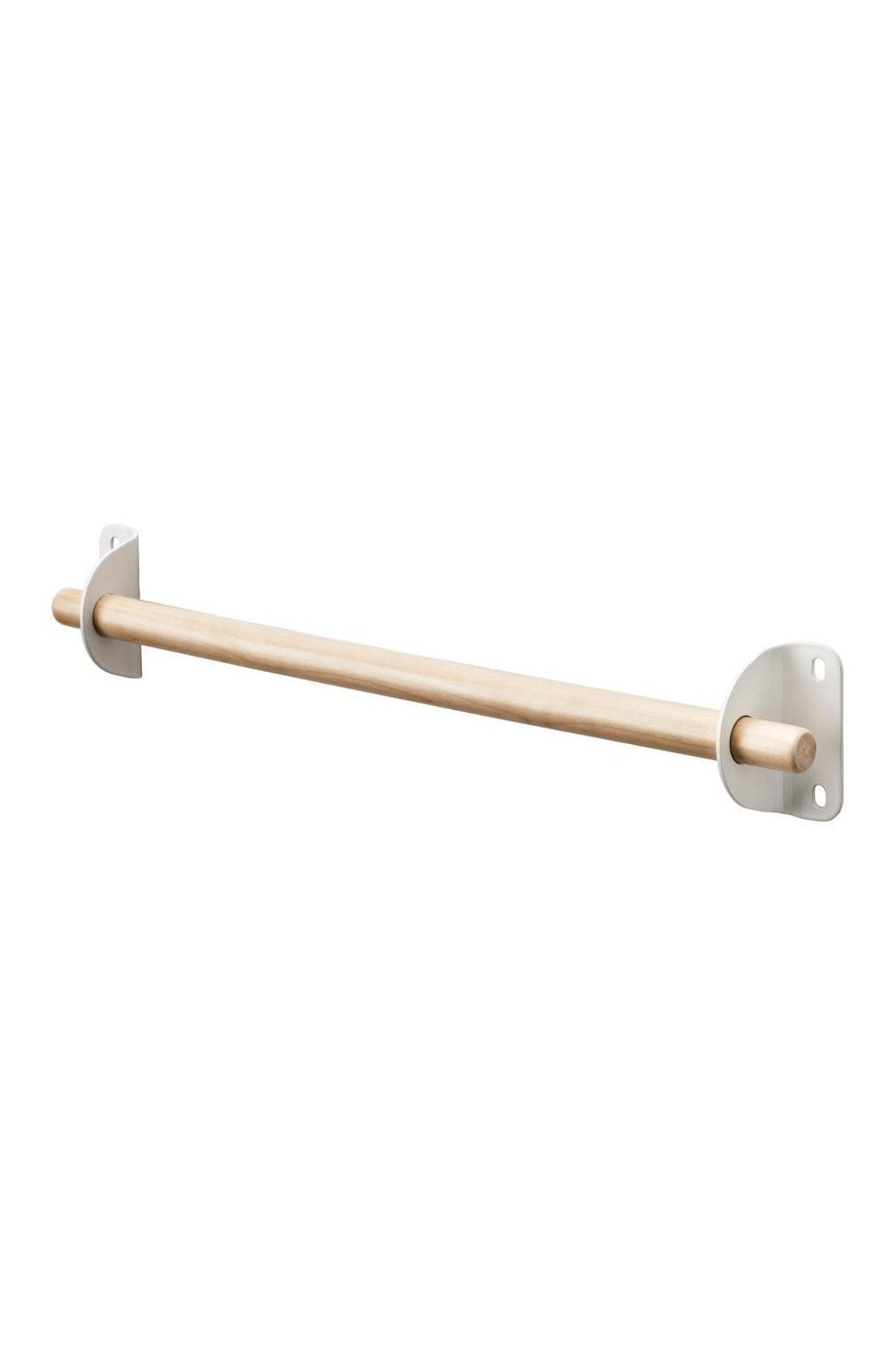 teknotrust 40 cm Masif Ahşap Duvar Rayı, şık ve dayanıklı dekoratif aksesuar.