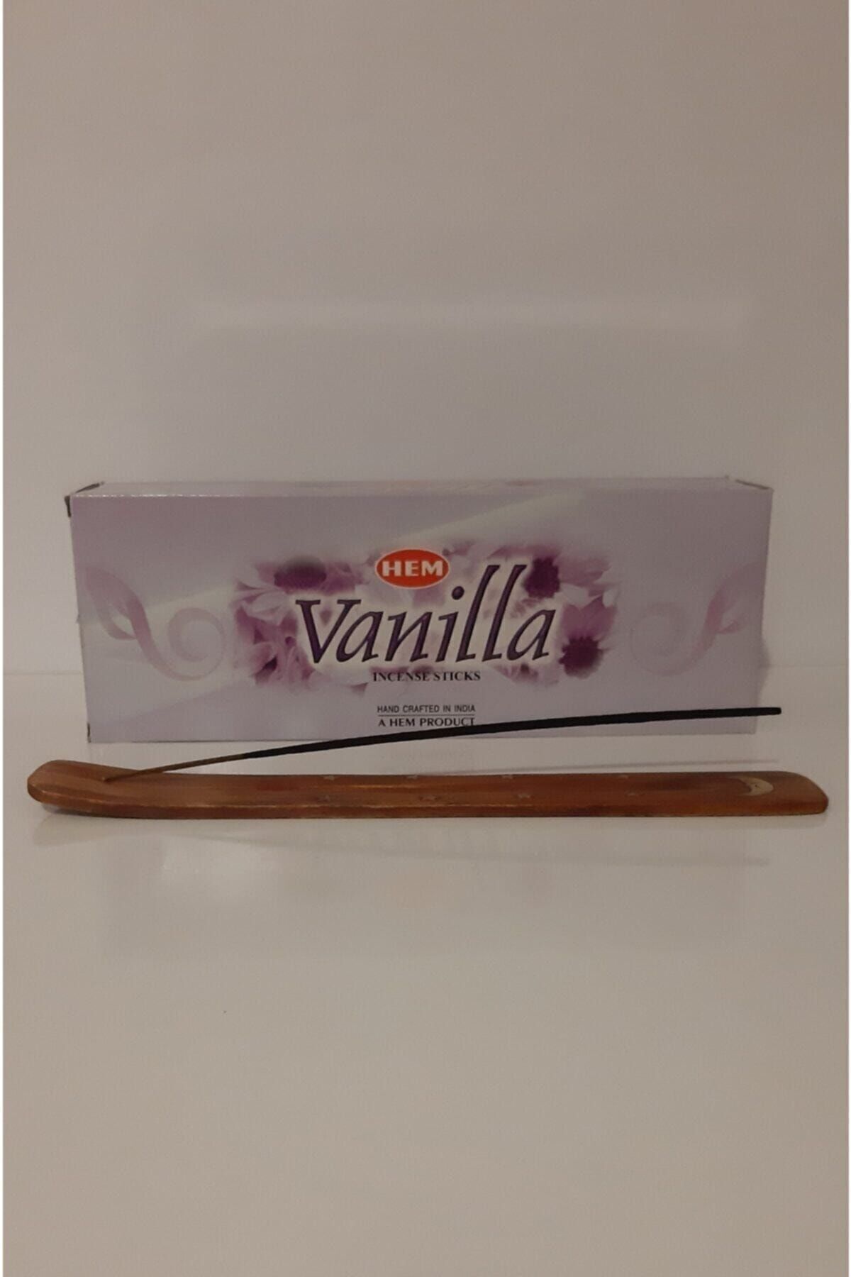 Elioure Vanilya Tütsü Seti, 6 Paket, 120 Çubuk, Hediye Kayık ile Aromalı Keyif