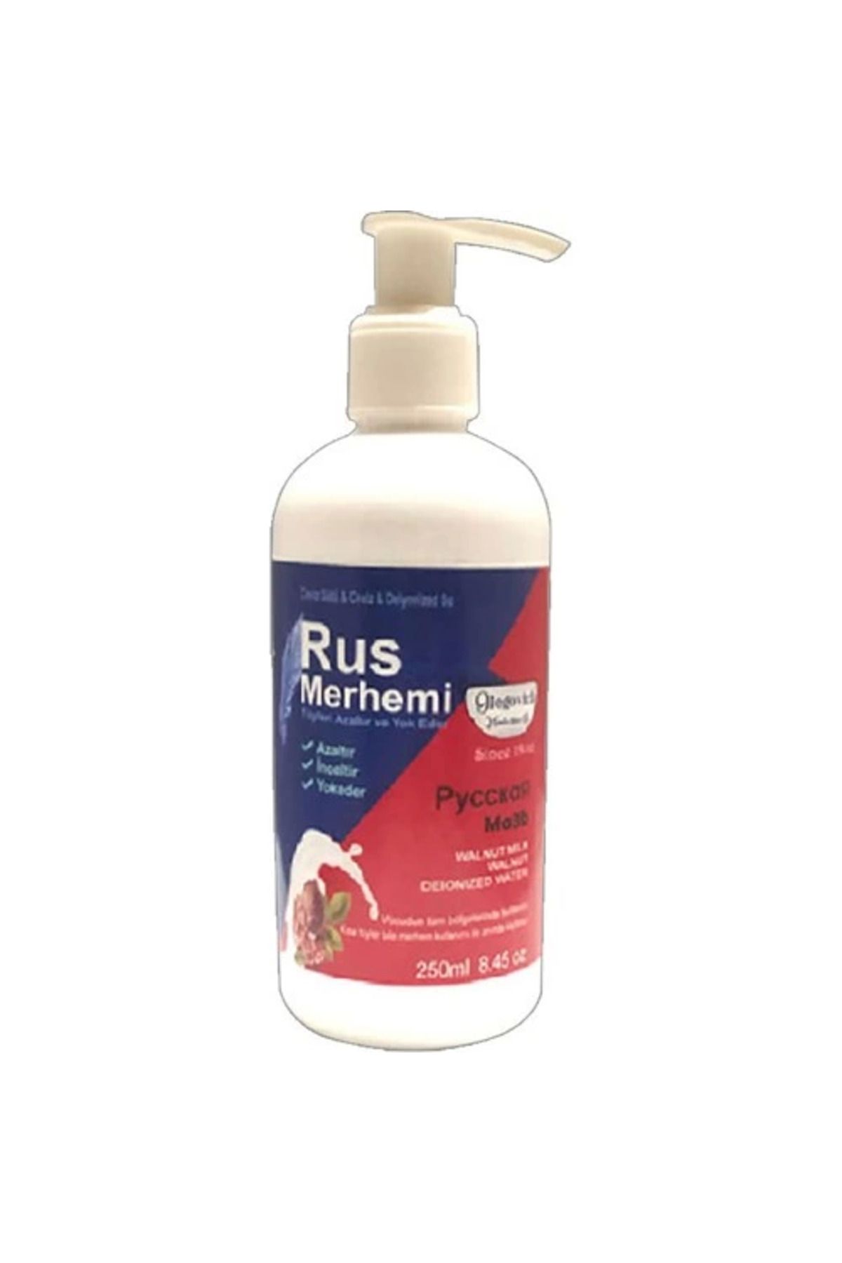 Vemora Glegnd Tüylere Krem Glegnd 250 ml Ceviz Sütlü & Cevizli Russ Merhemi - 000031KI