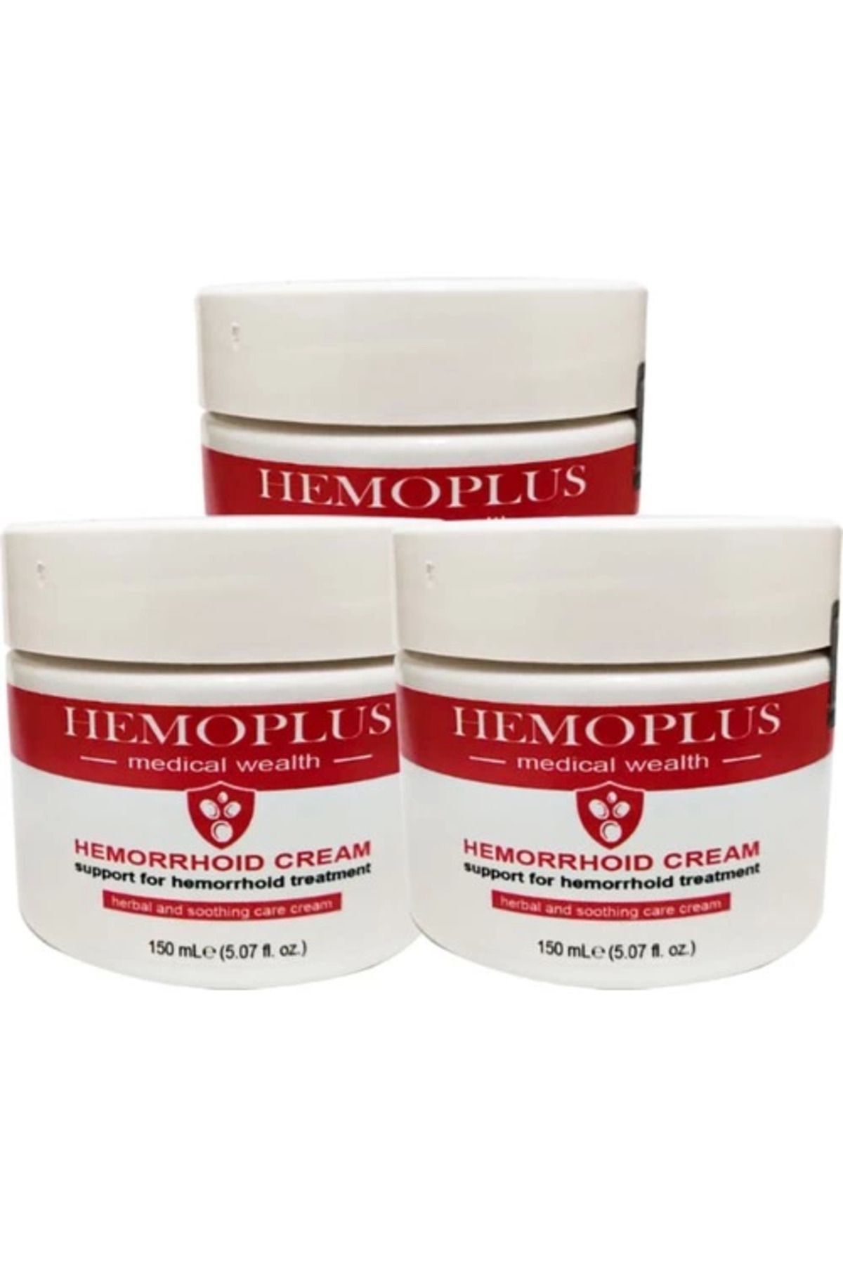 Vemora Hemoplus HZNKS036 Büyük Boy 3ADET 150 ml Hemor.roidin Kremi Kişisel Bağsur Bakım