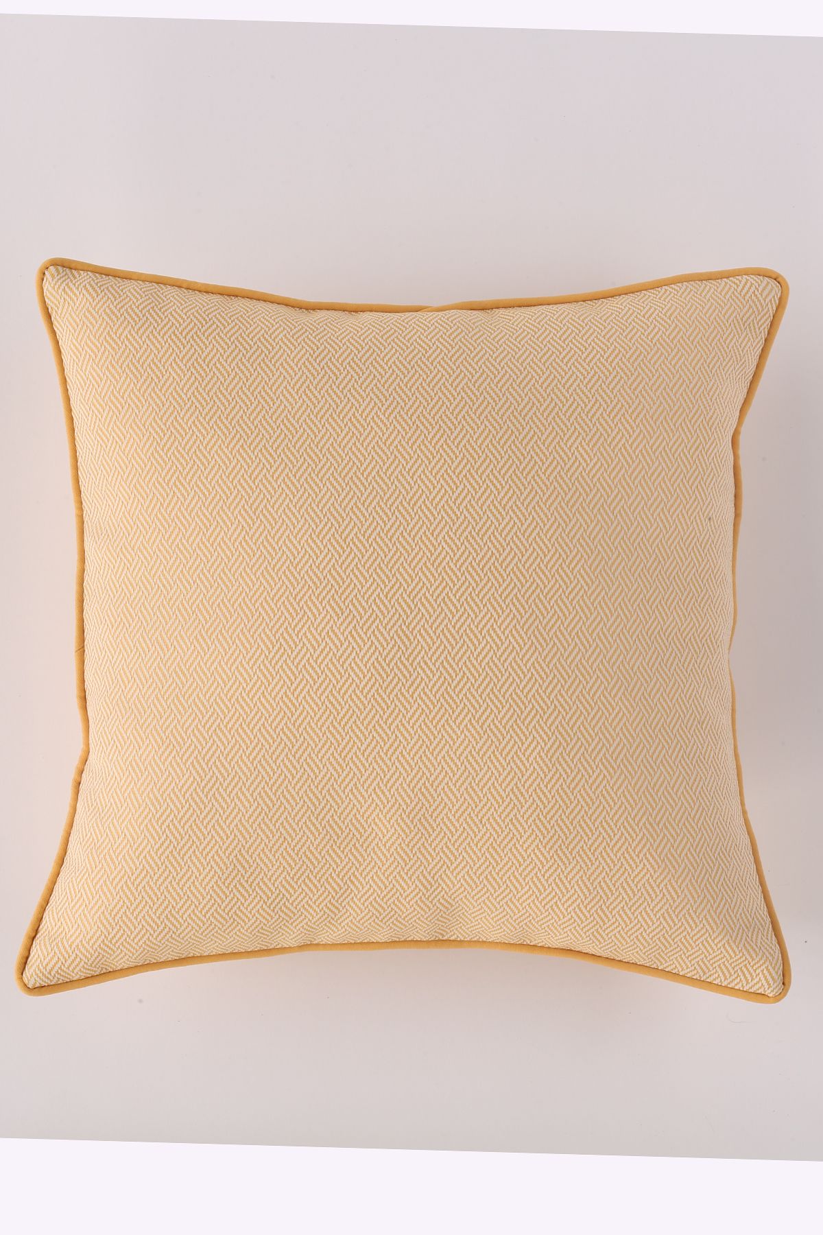 PS FABRIC Ourdoor Dış Mekan Kırlent Kılıfı 40x40 - Su itici, Solmaz Kumaş l Turuncu Desen