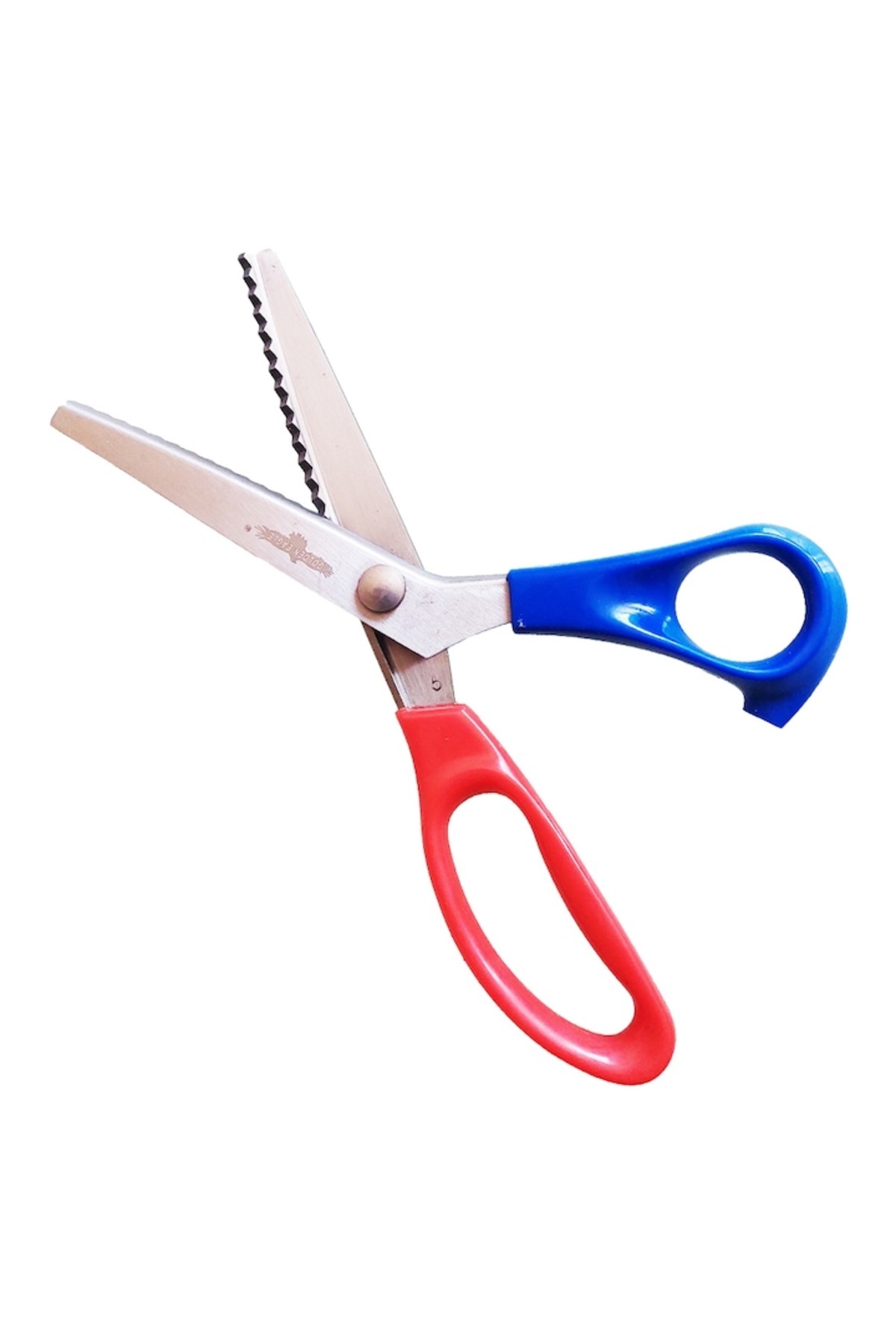 Golden Eagle-Tailoring Scissors with Carbon Steel C50 Nickel-Plated, Zig-Zag Serrated Blades, Golden Eagle, Lengt 2
