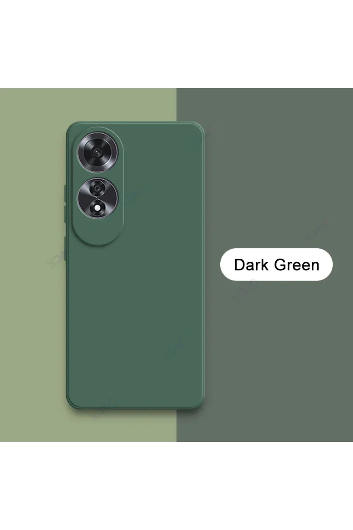 GRABONO Oppo A60 Kılıf Kamera Korumalıdır Kadife İç Kaplama Mat Premium Seri