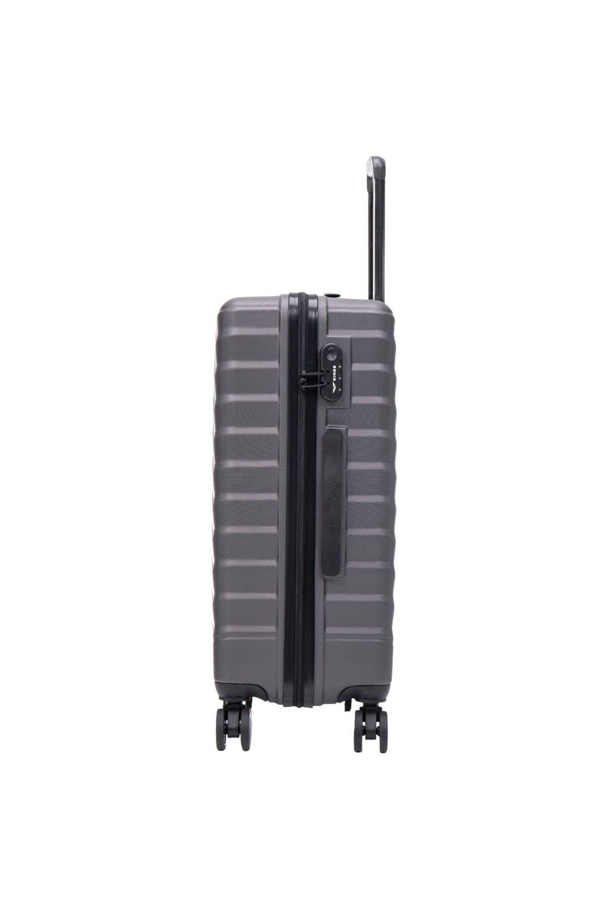 wings-PEAFOWL XXL Hard Shell Suitcase with Telescopic Handle, 97L 4