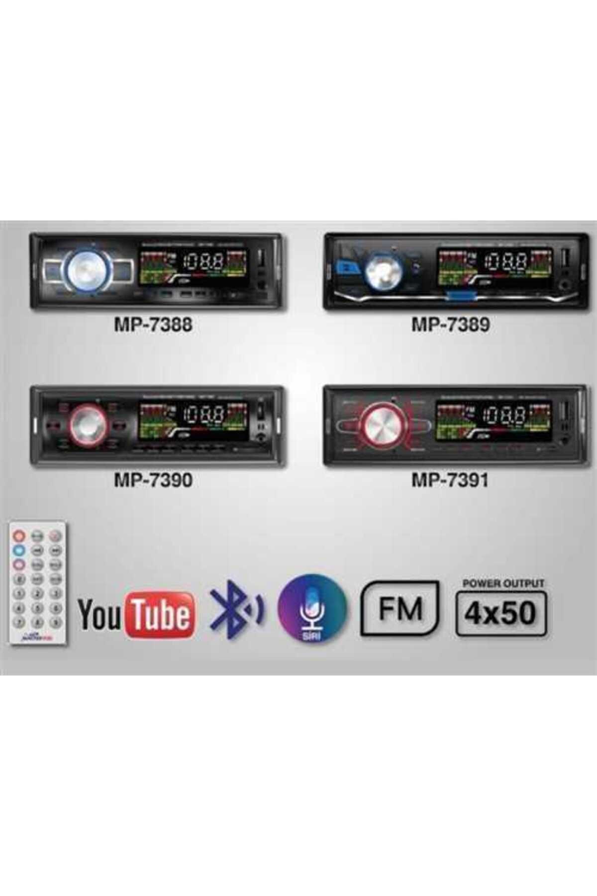 ShopB OTO TEYP MP3-DOKUNMATiK-RENKLi EKRAN- USB-BLUETOTH