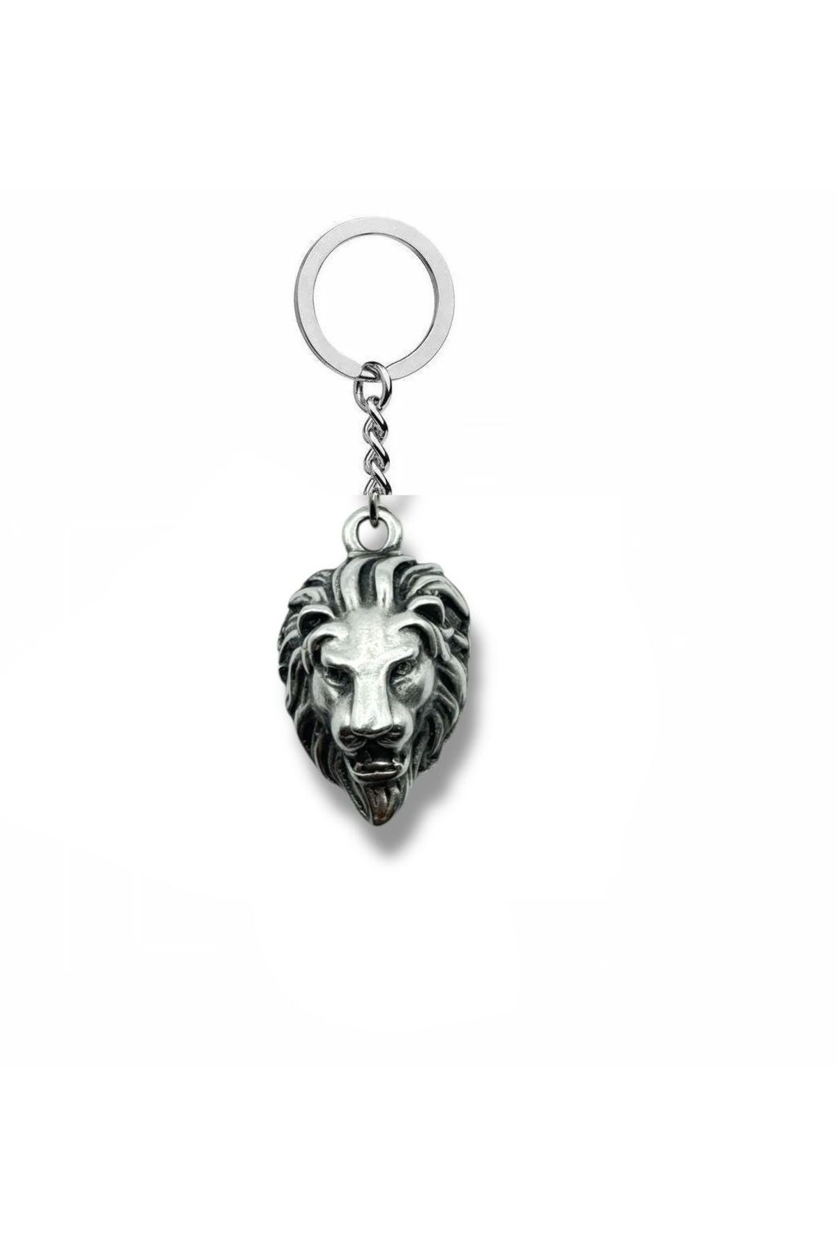 Herşey Nota Majestic Lion – Aslan Başı Figürlü Unisex Metal Anahtarlık