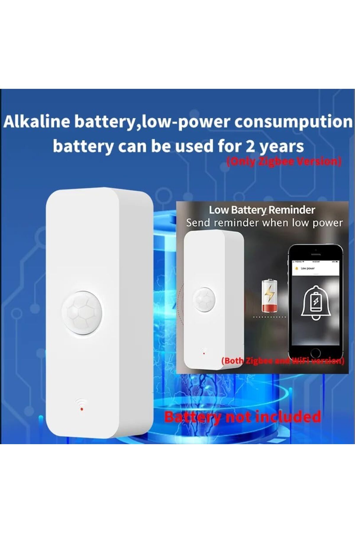 UanTii-Tuya WIFI PIR Motion Sensor Movement Detector Alarm Smart Life APP Wireless Home Automation S 5