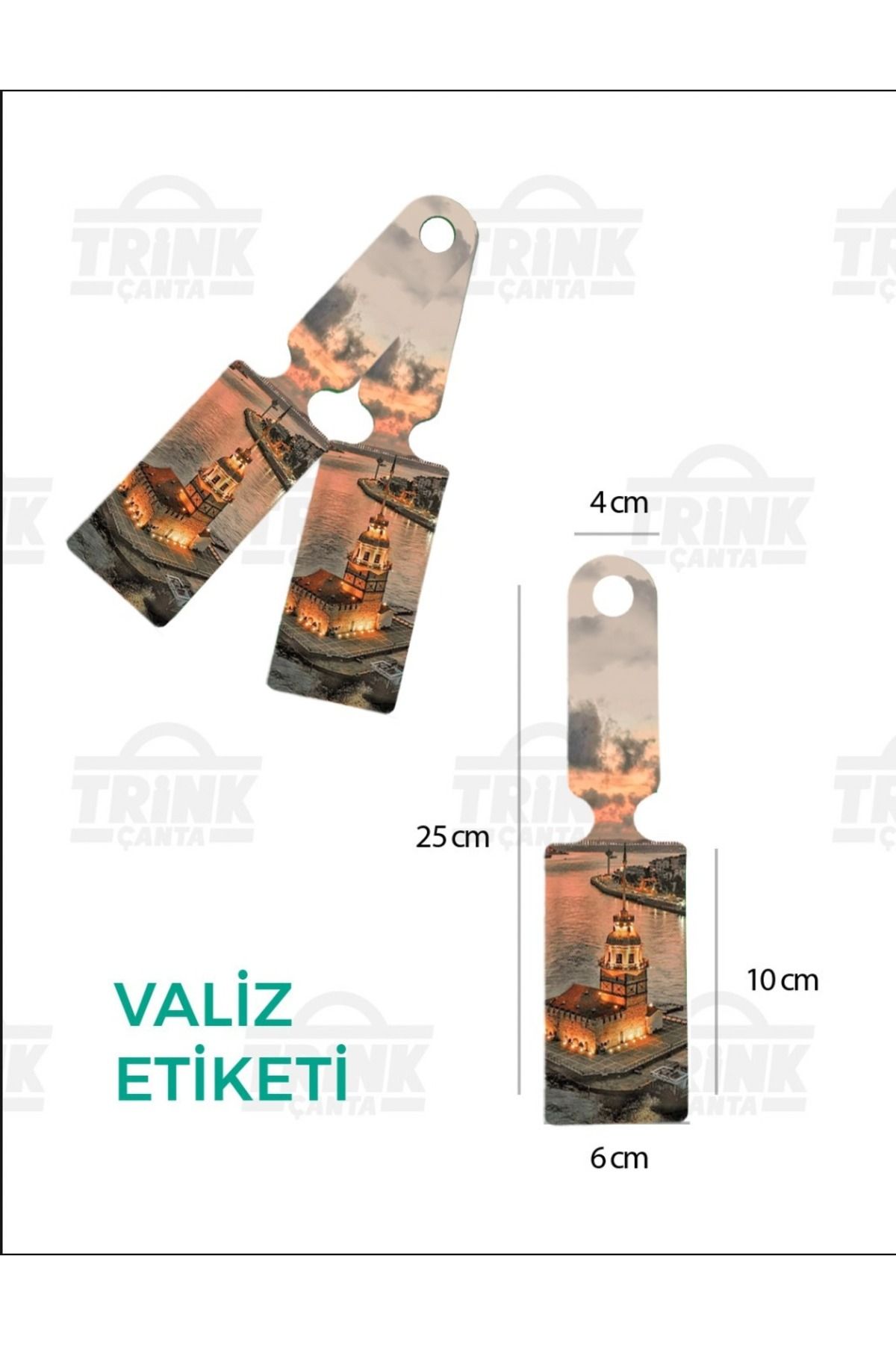 BGV HOME Desenli Silikon Valiz Ve Bavul Bagaj Isimlikli Etiket * 2 Adet *