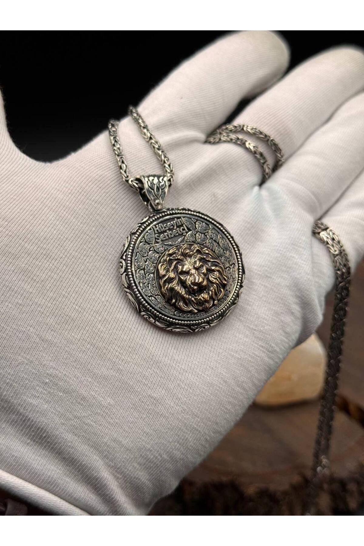 DESİGN OTTOMAN KUYUMCULUK 925 AYAR GÜMÜŞ ASLANLI KOLYE