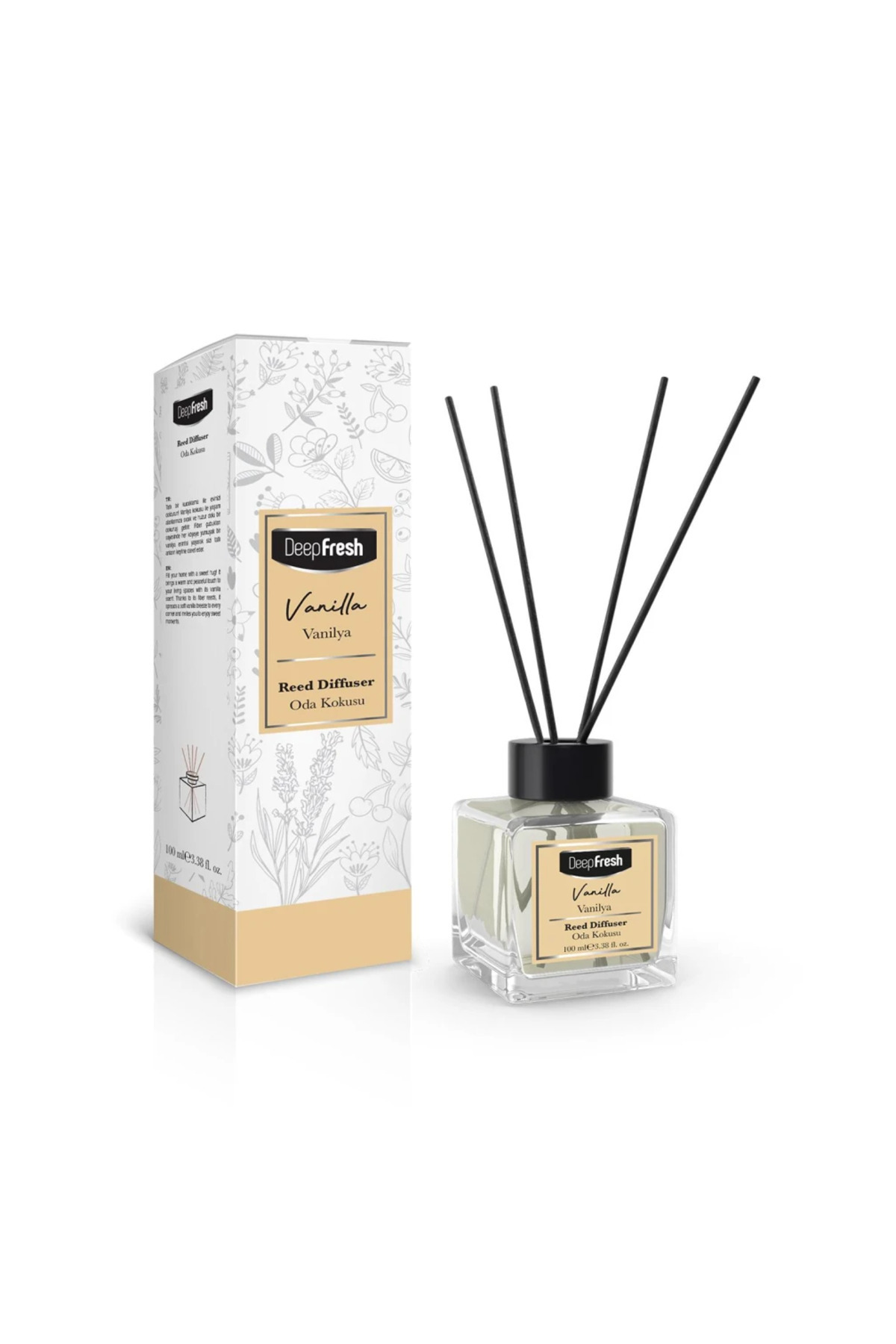 Deep Fresh Vanilla Odorizant de camera cu betisoare 100 ml