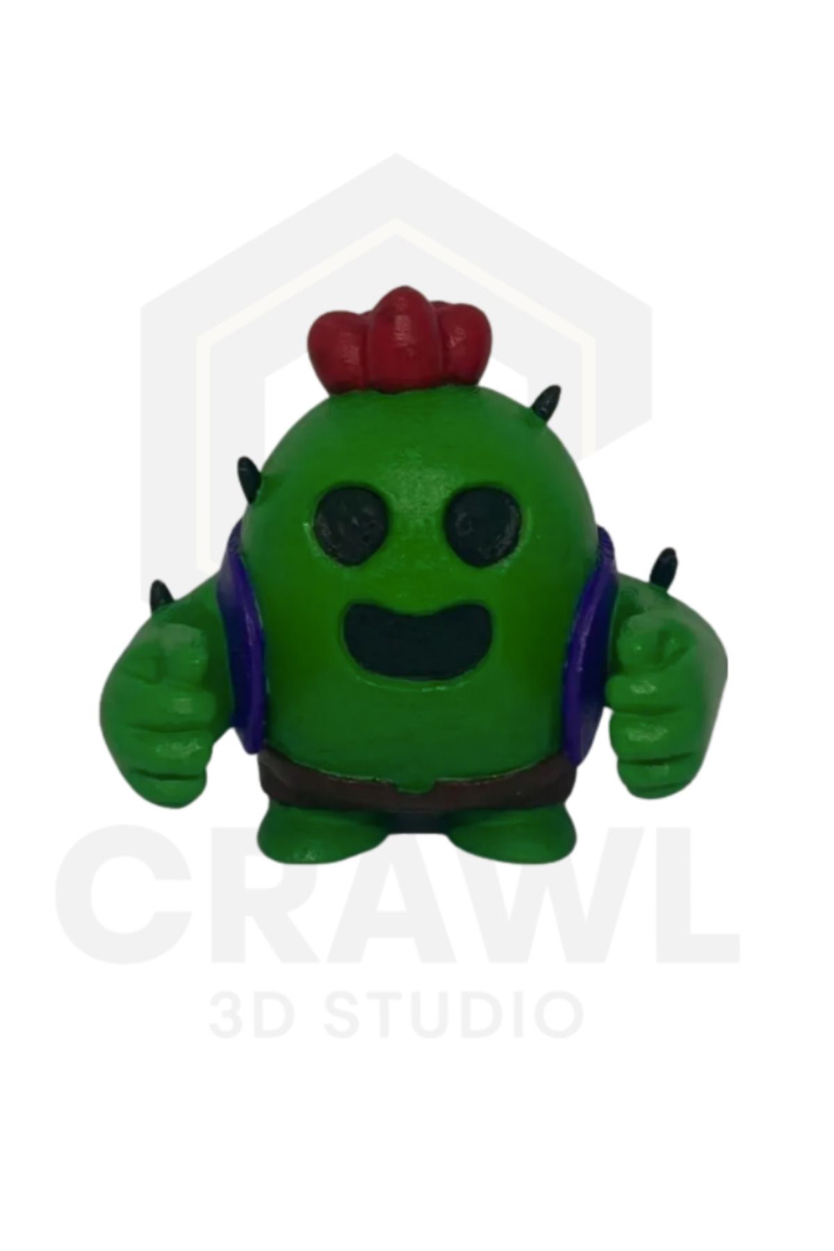 CRAWL 3D STUDIO Brawl Stars Spike Figürü – 10 cm