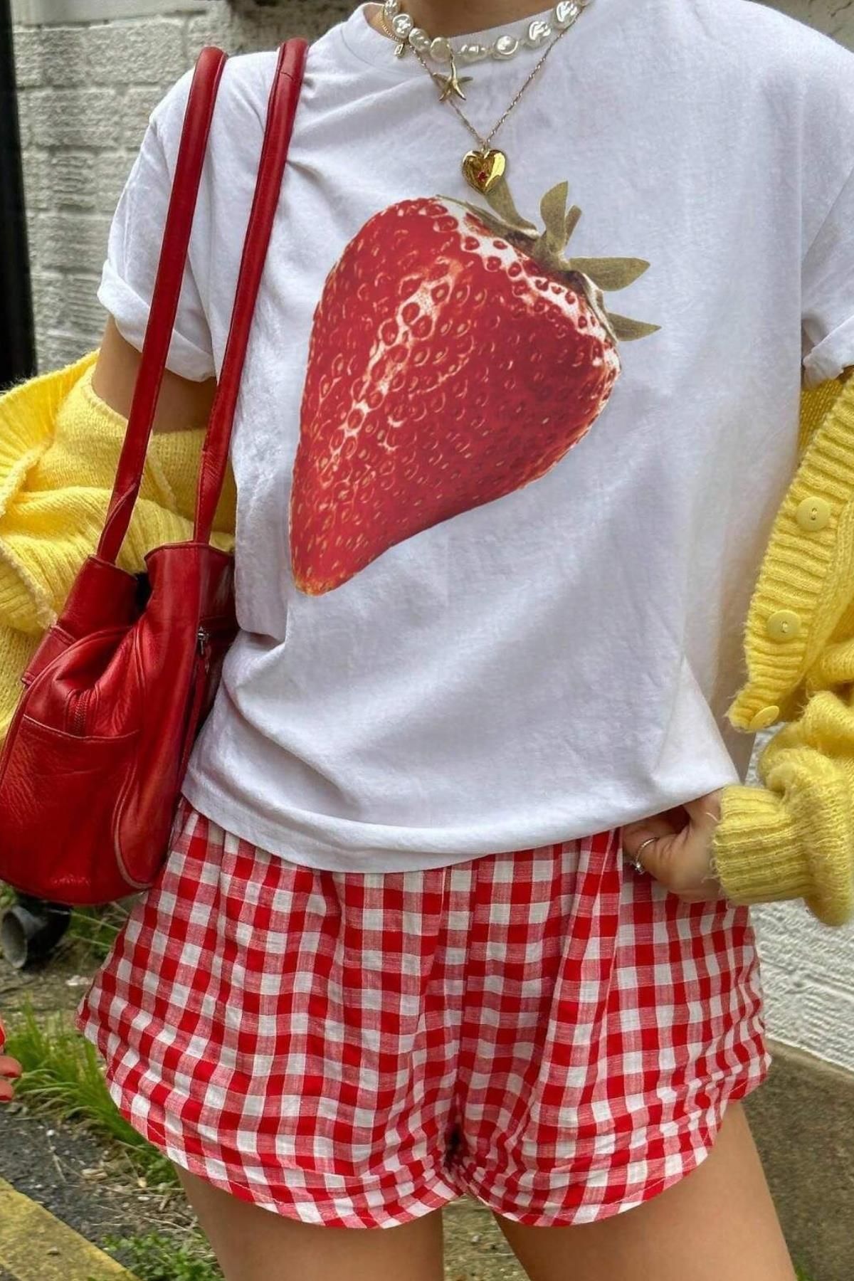 Carpe Naturel Strawberry Oversize T-shirt