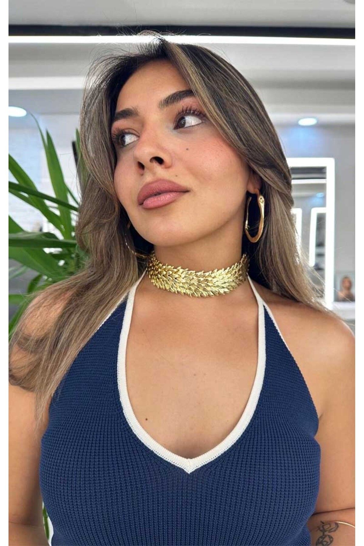 BYP Atelier Tanrıça İzleri Kolye Gold