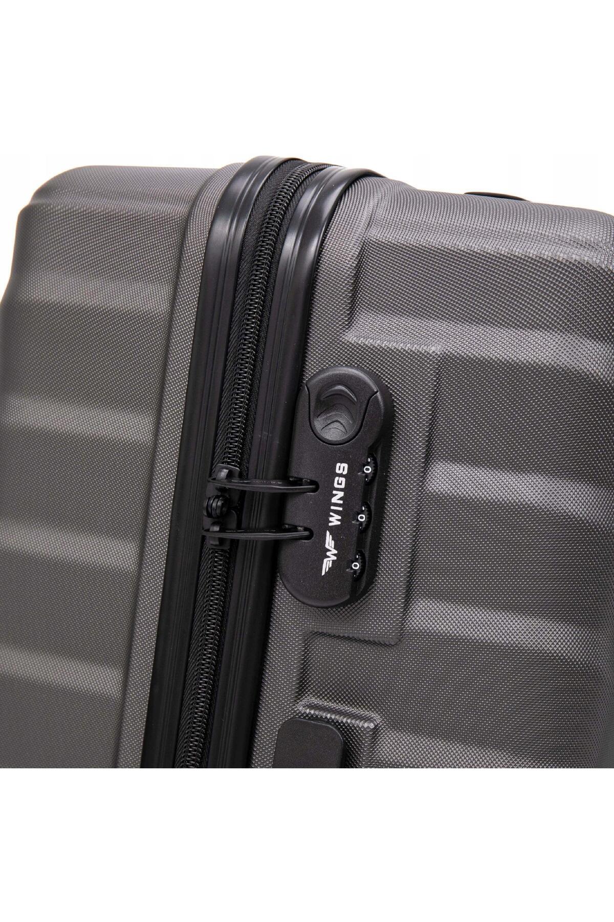 wings-PEAFOWL XXL Hard Shell Suitcase with Telescopic Handle, 97L 14