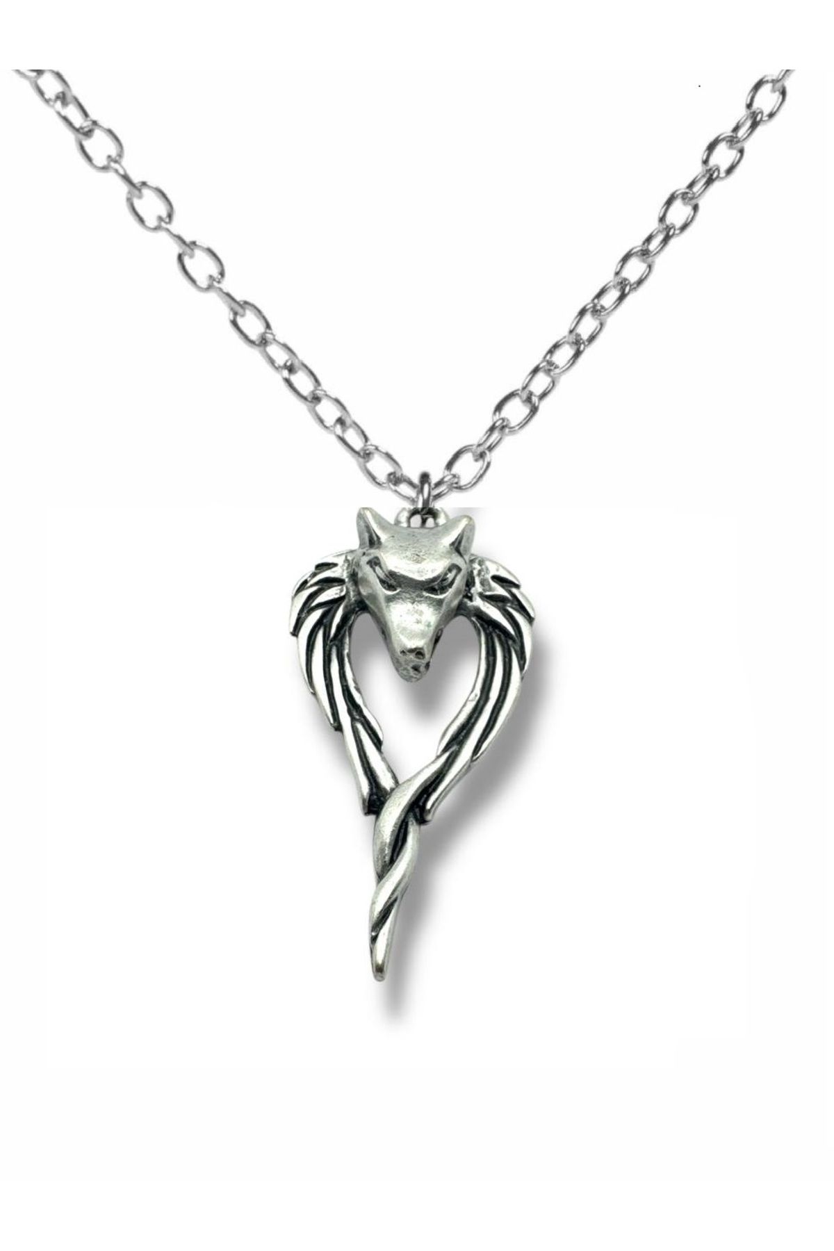 Herşey Nota Anubis Guardian – Ölüm ve Ceza Tanrısı Figürlü Unisex Kolye (60 cm Zincirli)
