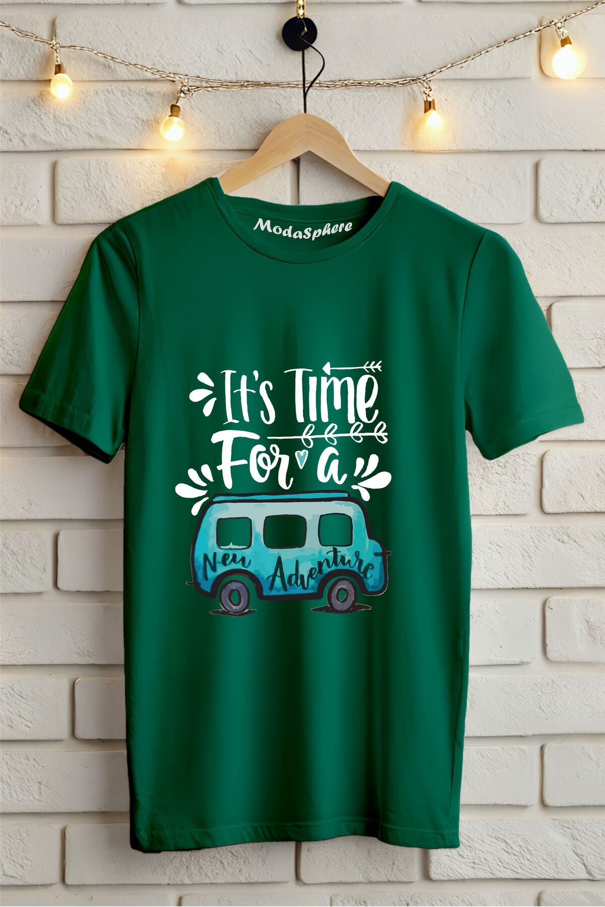 ModaSphere Retro Car Baskılı Unisex Oversize Tişört