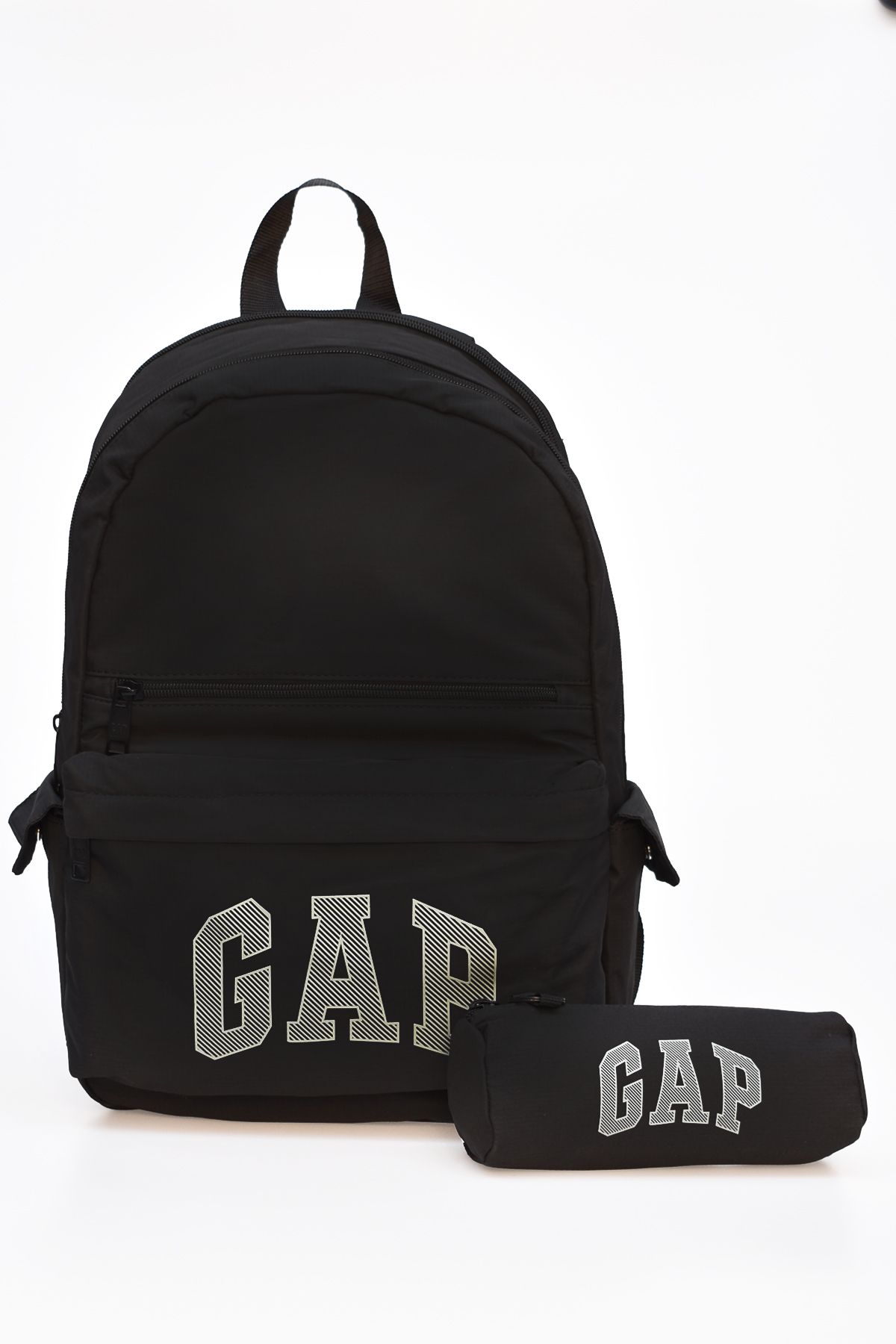 GAP Unisex Genç Lise Üniversite 2'li Okul Seti Okul Çantası ve Kalemlik Seti 12847
