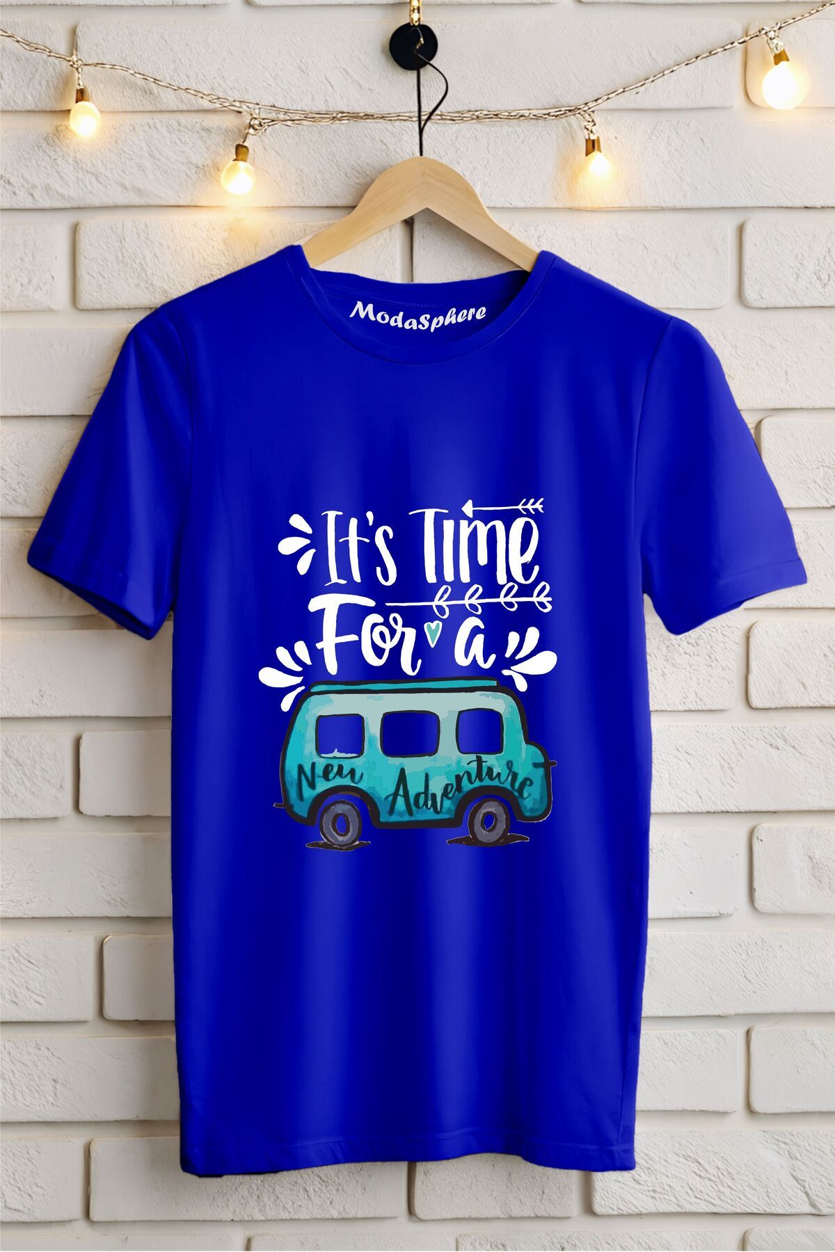ModaSphere Retro Car Baskılı Unisex Oversize Tişört