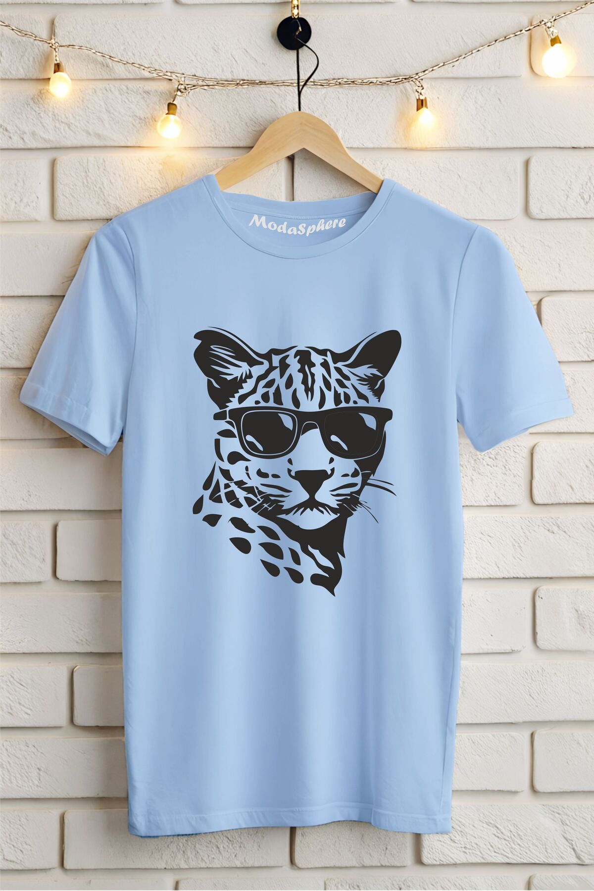 ModaSphere KAPLAN Baskılı Unisex Oversize Tişört