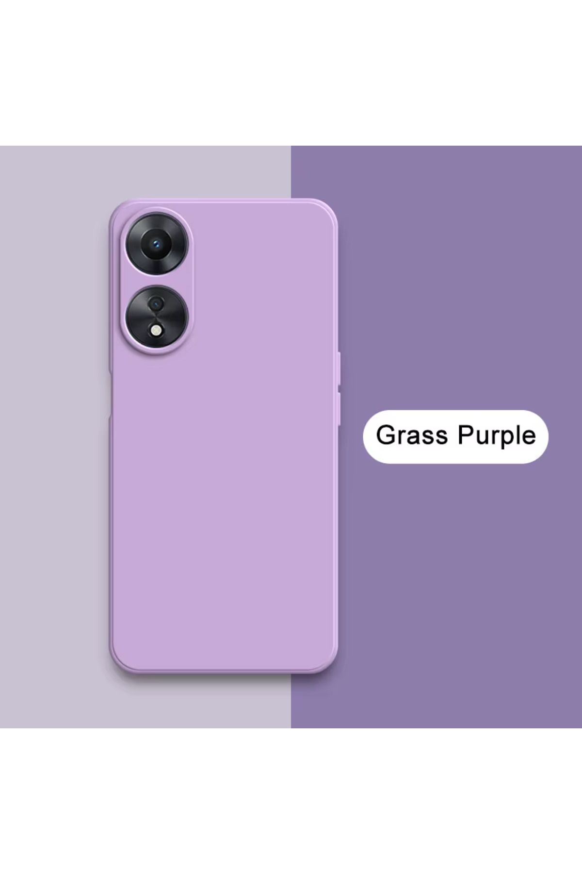 GRABONO Oppo Reno A38 Kılıf Kamera Korumalı Kadife İç Kaplama Mat Premium Seri