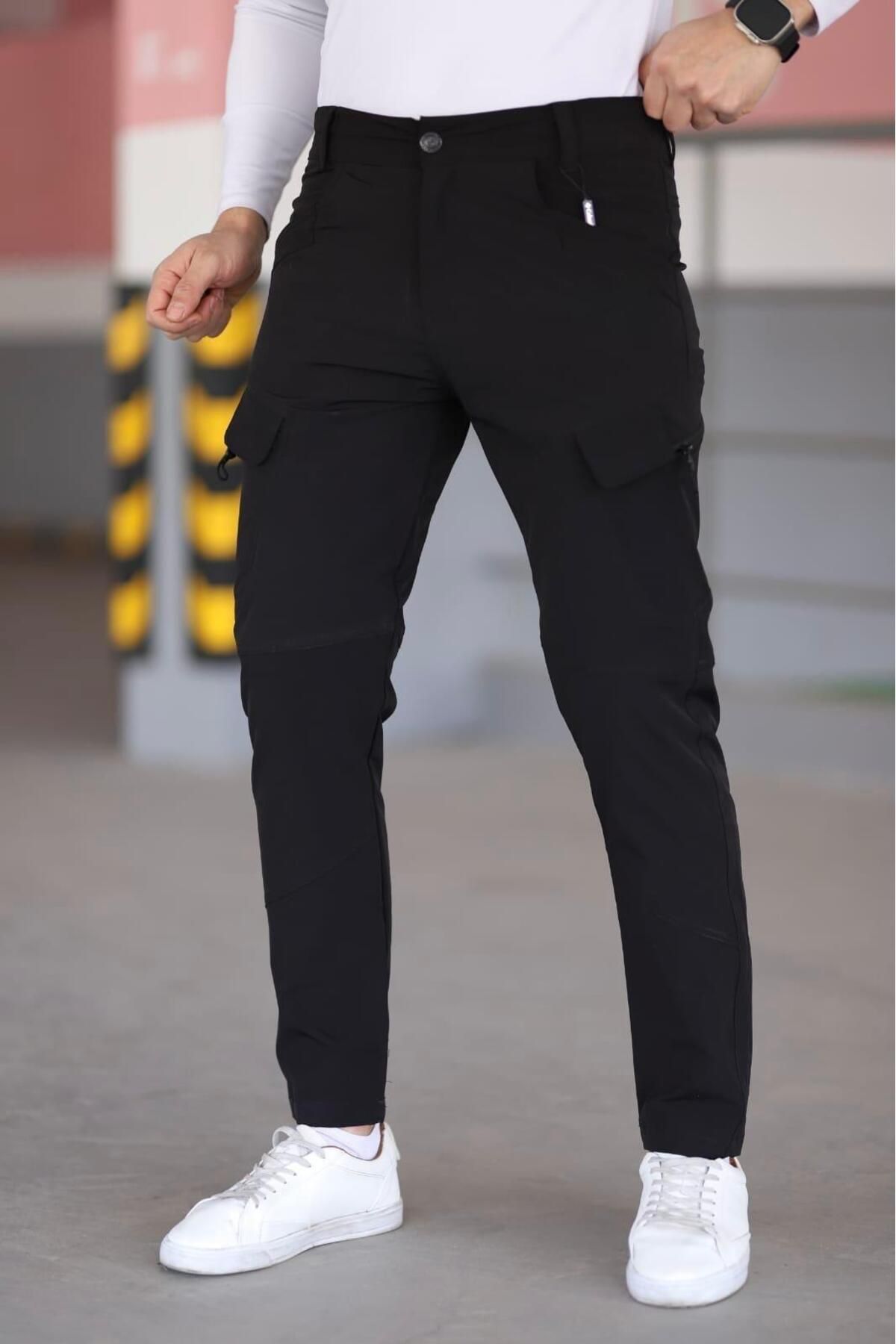PANTALONE Outdoor & Askeri Stil Taktik Pantolon – Konfor ve Performans Bir Arada - Siyah -