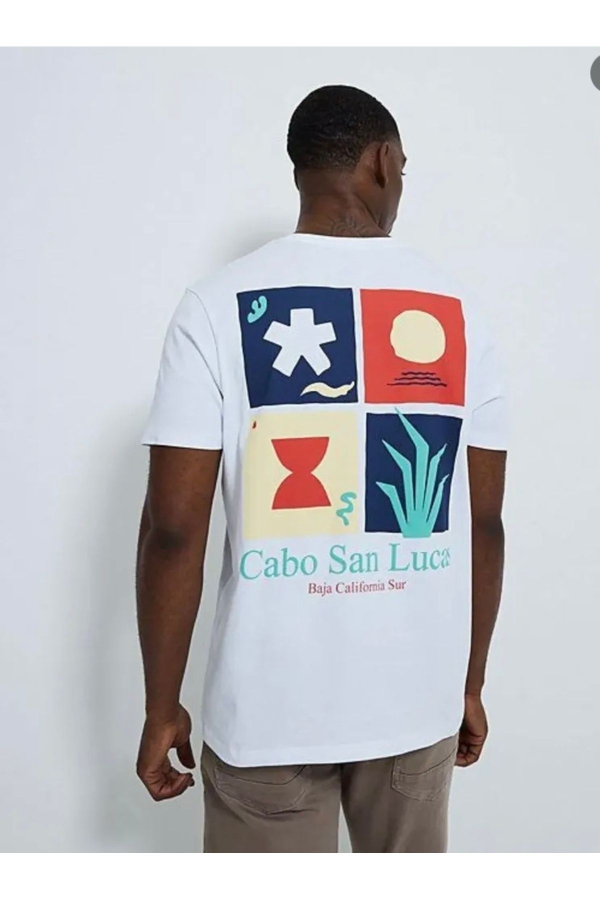 SADE Önü ve arkası baskılı %100 pamuk unisex tShirt