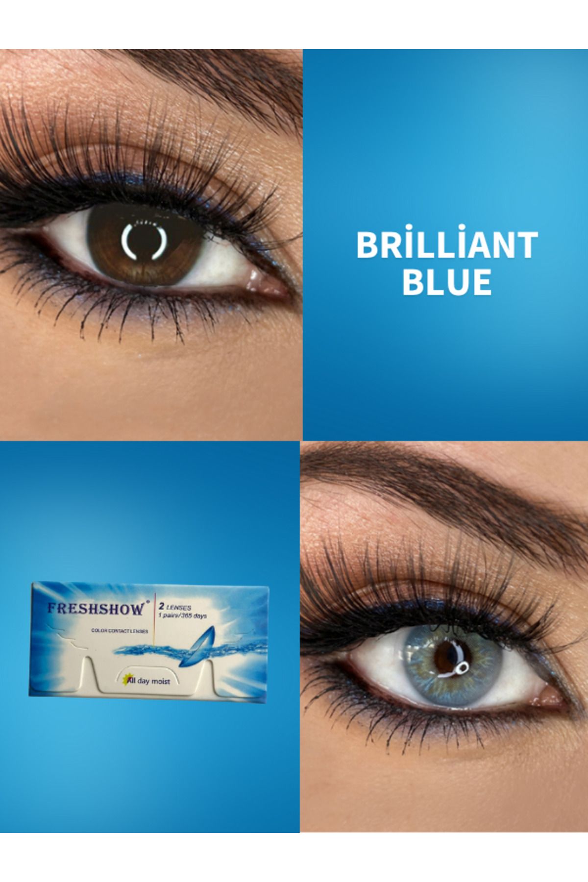 RABIR Brilliant Blue Takma Kirpik 1 yıllık