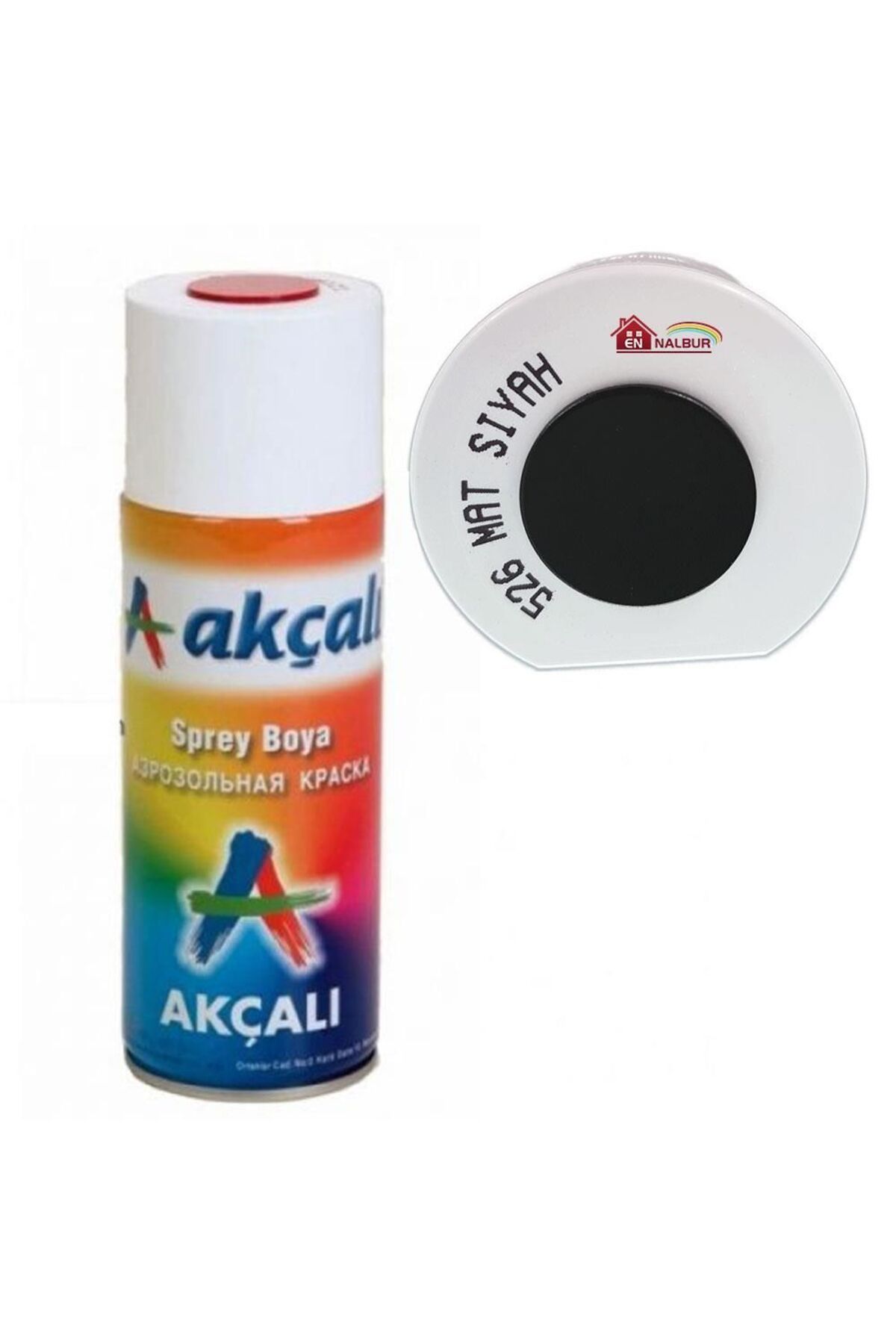 Pazarcan Akçalı Sprey Boya 400 Ml 526 Mat Siyah