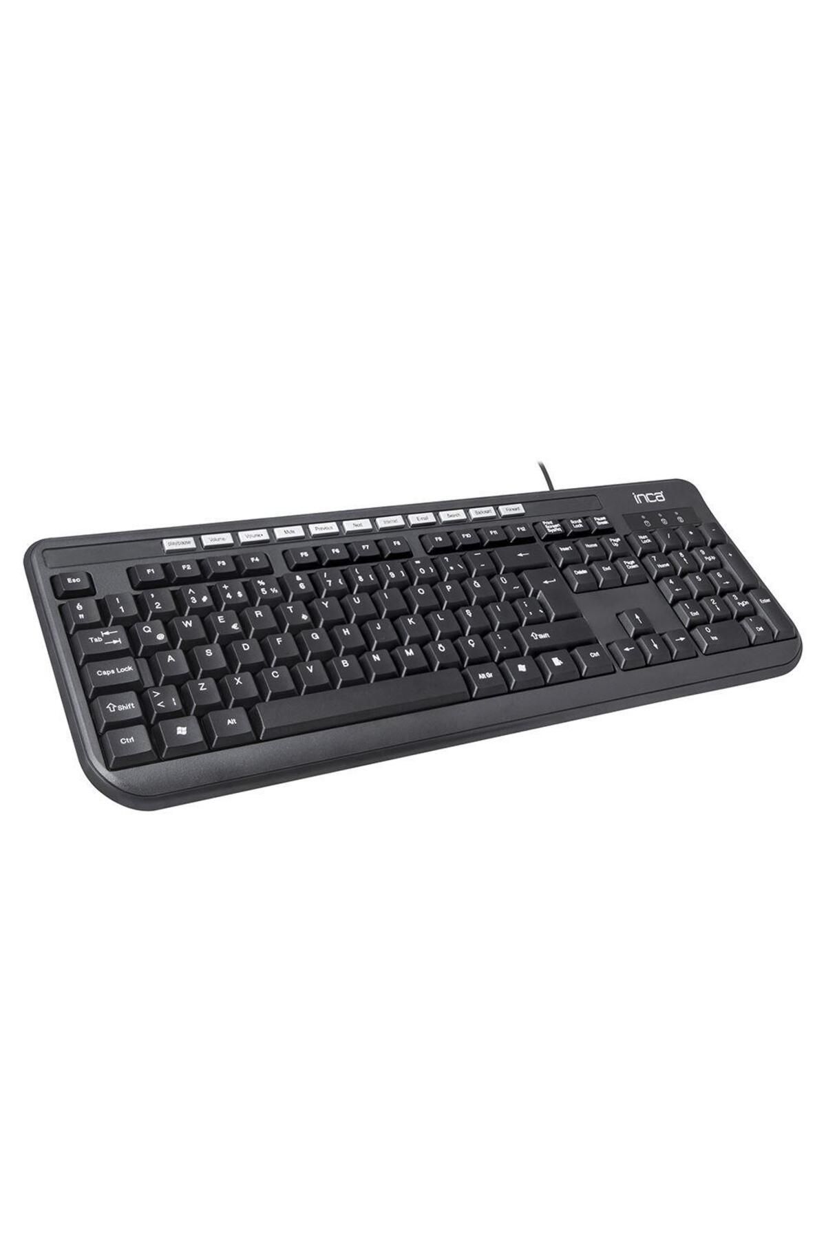 Pazarcan Inca Ik-274Qu Q Usb Multimedia Kablolu Klavye