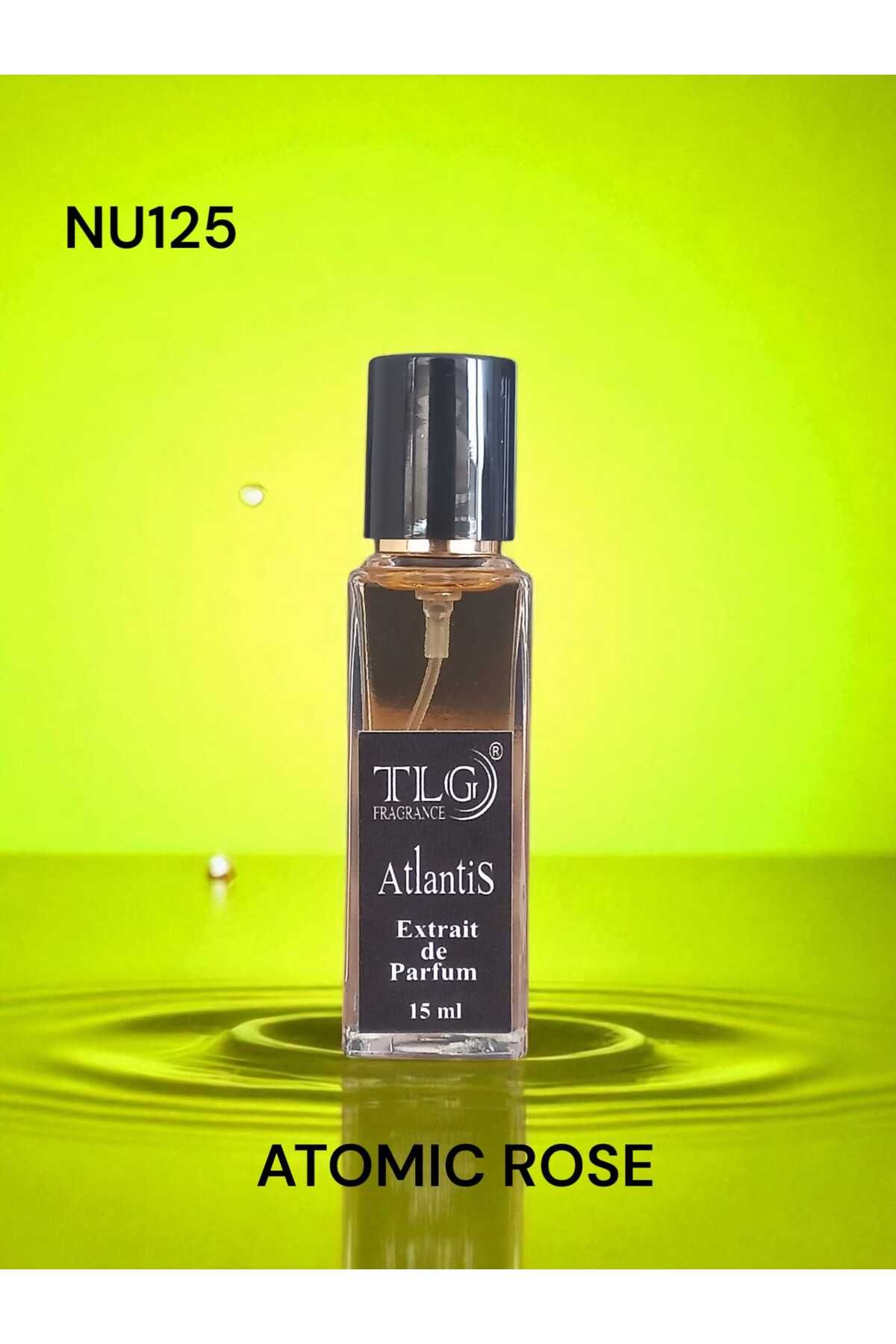 TLG TLGNU125e015 Atomic Rose Niche Extrait Unisex Parfüm, 15 ml (Cep Boyu)