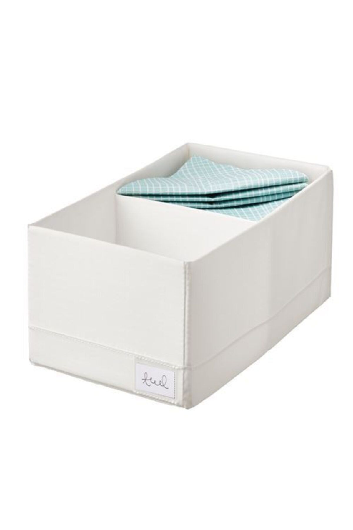 teknotrust Bölmeli Beyaz Kutu 20x34x10 cm, düzenli saklama için ideal.