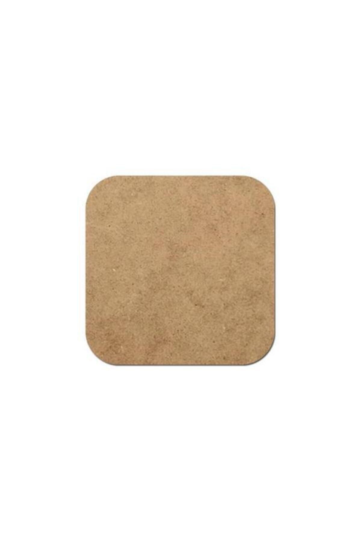 Elioure 33 Cm Kare 20 Adet Ahşap Supla Tahtası, Ham MDF, Sunum ve Altlık İçin Mükemmel Seçenek