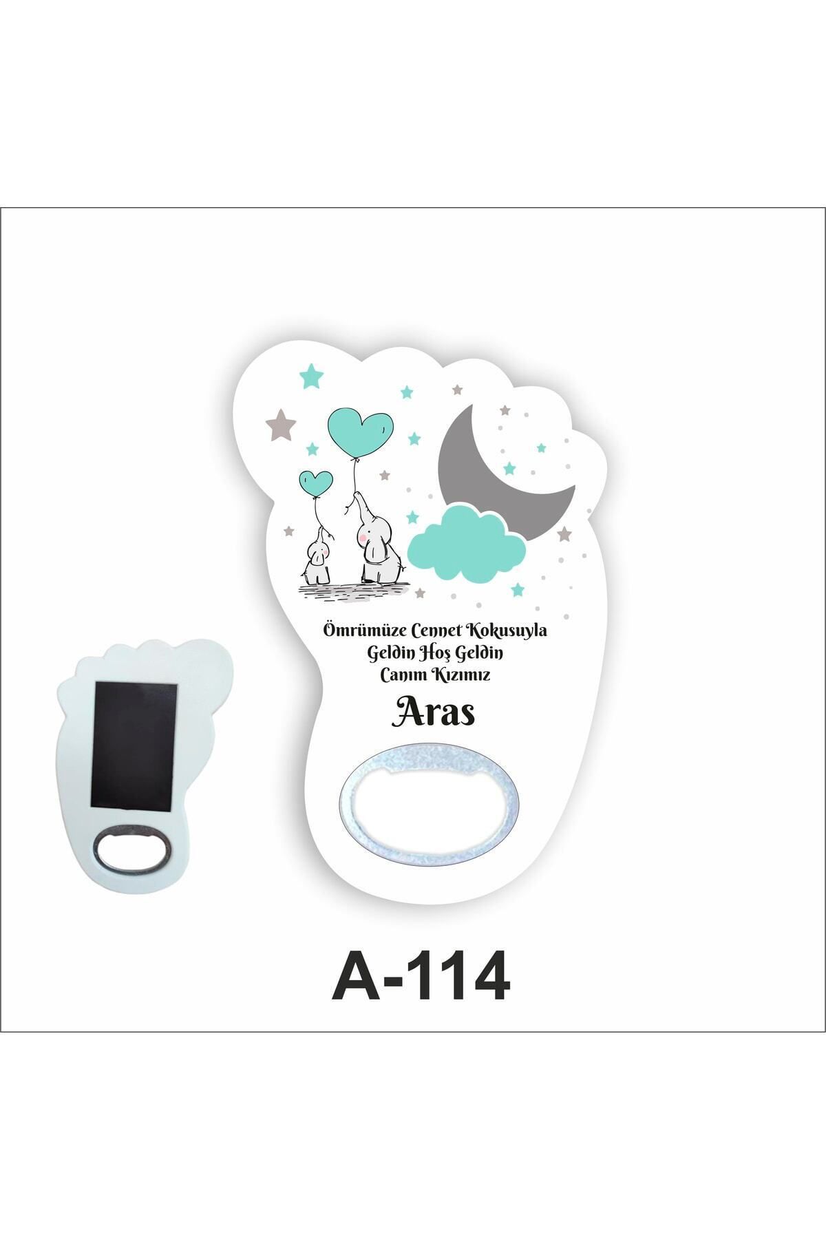 Elioure 35 Adet Ayak Magnet Açacak Seti, Sünnet, Nişan, Söz, Düğün için Farklı Modeller