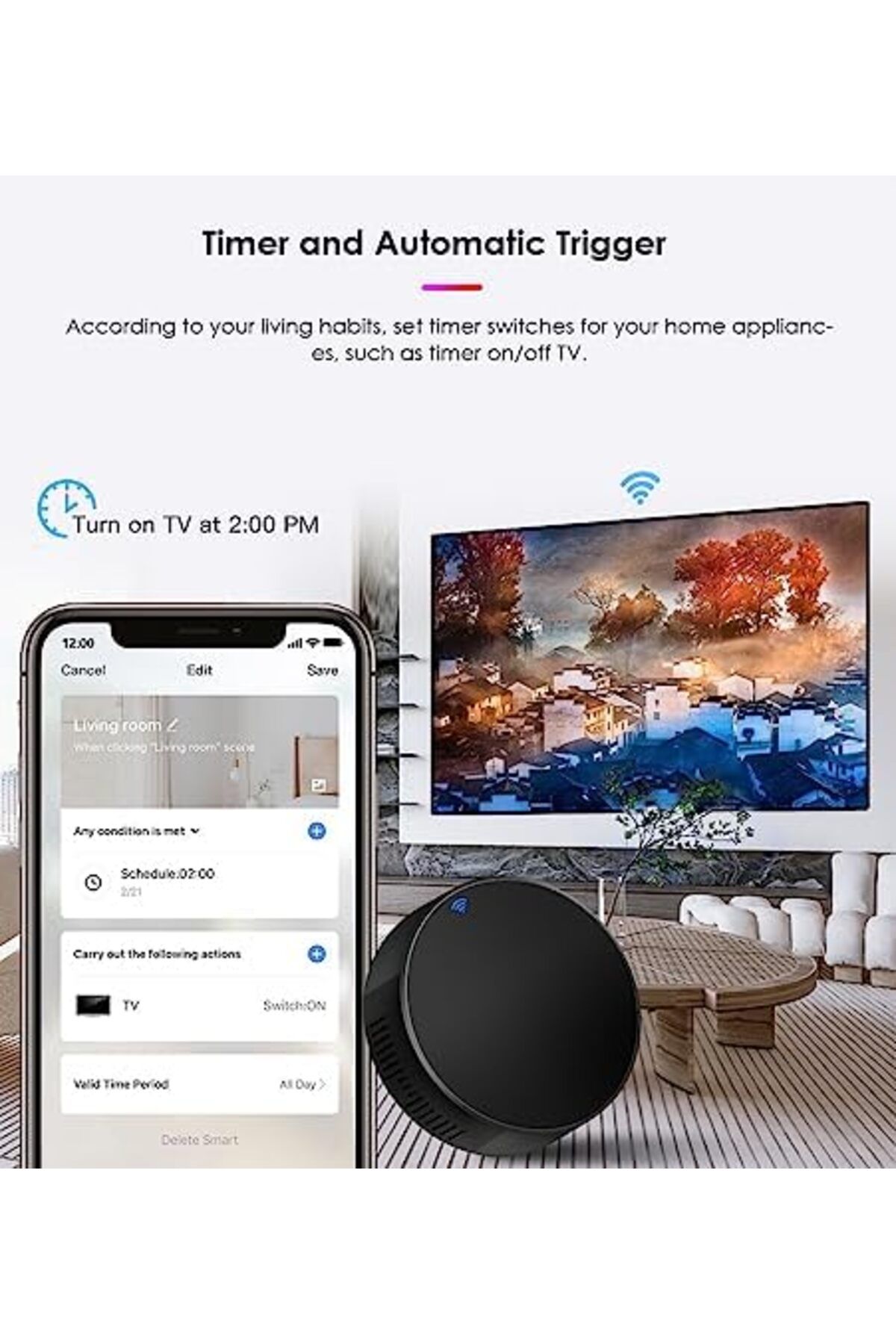 UanTii-جهاز تحكم عن بعد Tuya Smart IR WiFi Universal Remote Control، جهاز تحكم ذكي للتيار المتردد، يدعم A 9