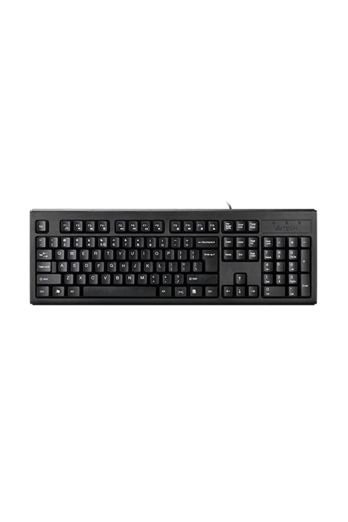 Pazarcan A4 Tech Km-720 Q Tr Mm Siyah Usb Kablolu Klavye