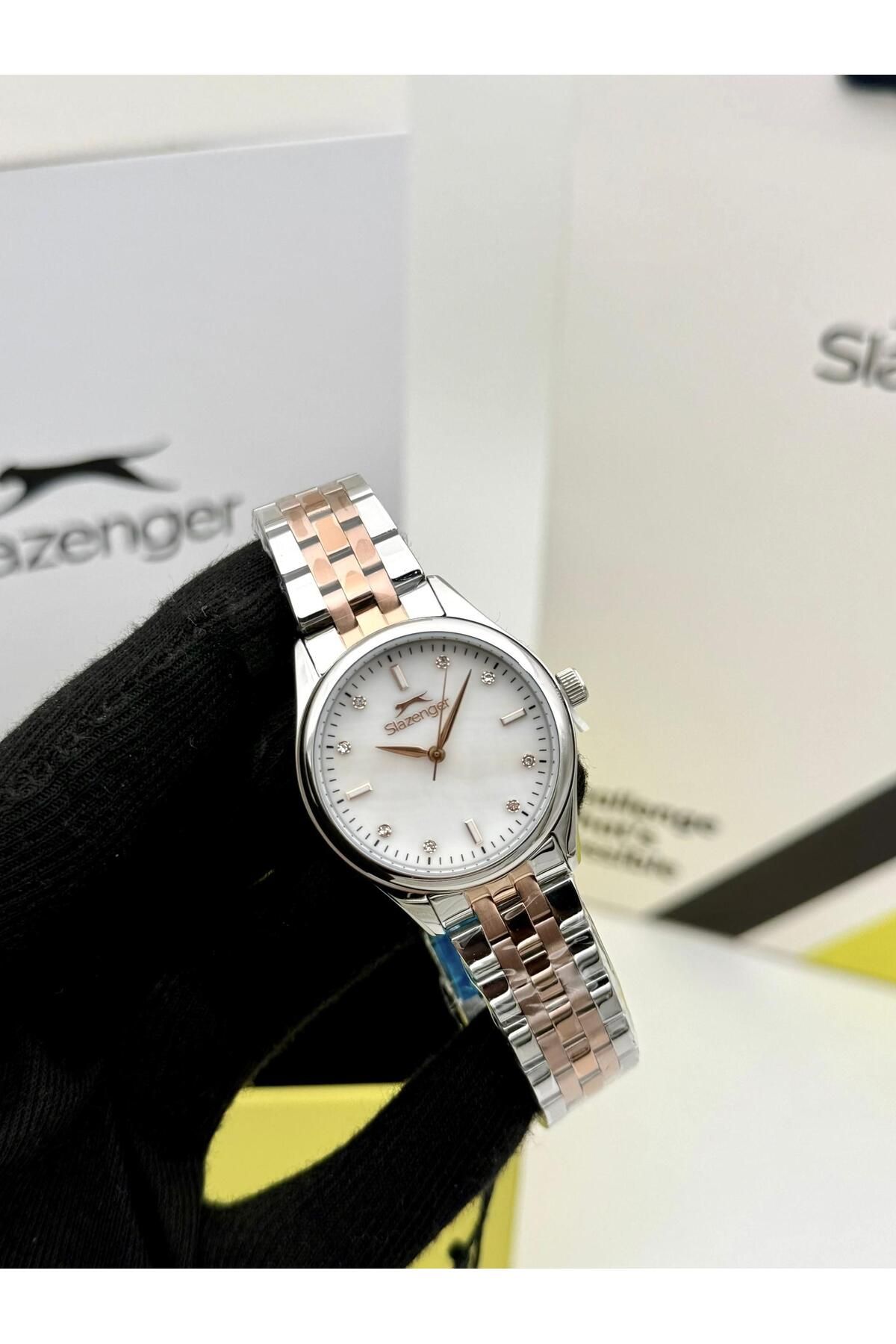 Slazenger SL.09.2528.3 Kadın Kol Saati Çift Renkli