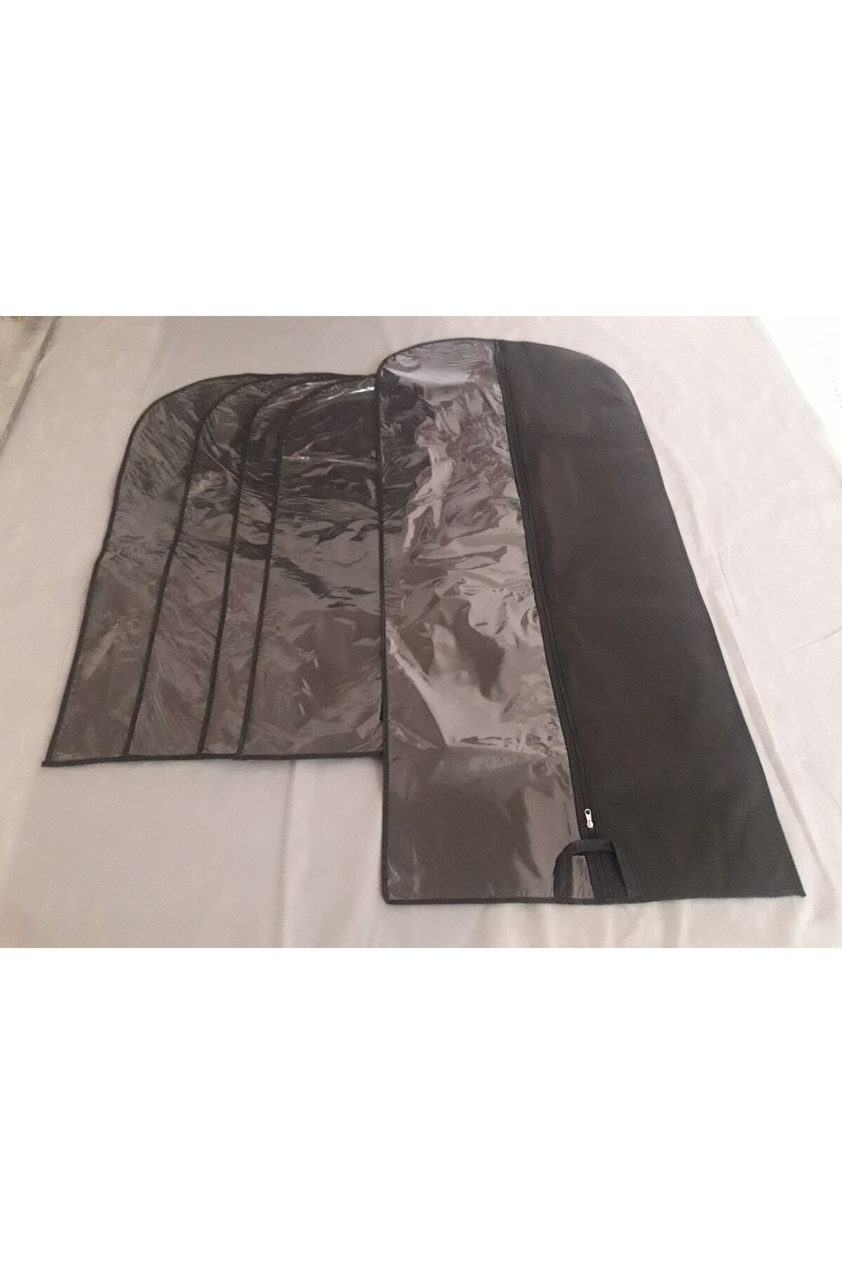 teknotrust Şeffaf Takım Elbise ve Tunik Kılıfı 5'li Set, 64x100-140 cm, PVC