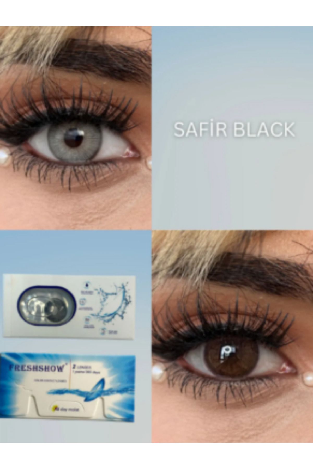 RABIR Black Safir Takma Kirpik 1 Yıllık