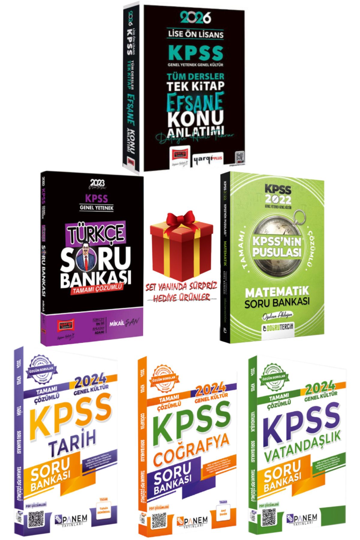 Yargı Yayınları 2026 KPSS Lise-Ön Lisans Tek Kitap Konu Anlatımı+Türkçe+Matematik+Tarih+Coğrafya+Vatandaşlık Soru B.