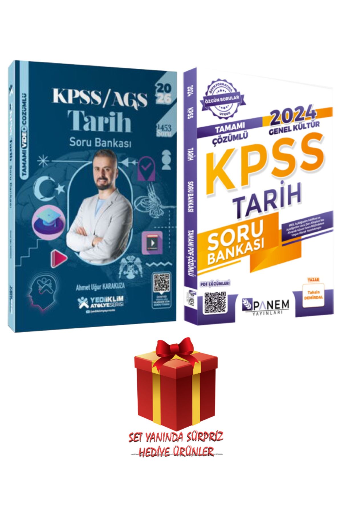 Yediiklim Yayınları 2026 KPSS / AGS Tarih Soru Bankası | Ahmet Uğur Karakuza+Tamamı Çözümlü KPSS Tarih Soru Bankası