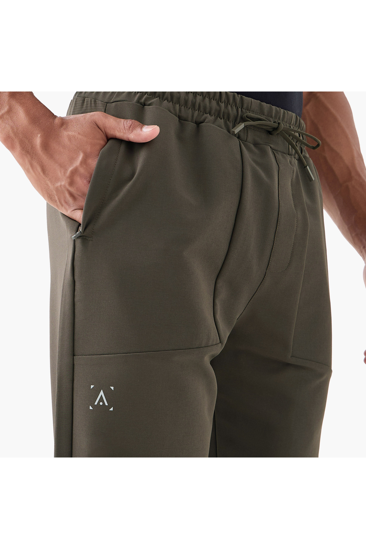 Adot-Joggers with Drawstring Closure and Pockets 4