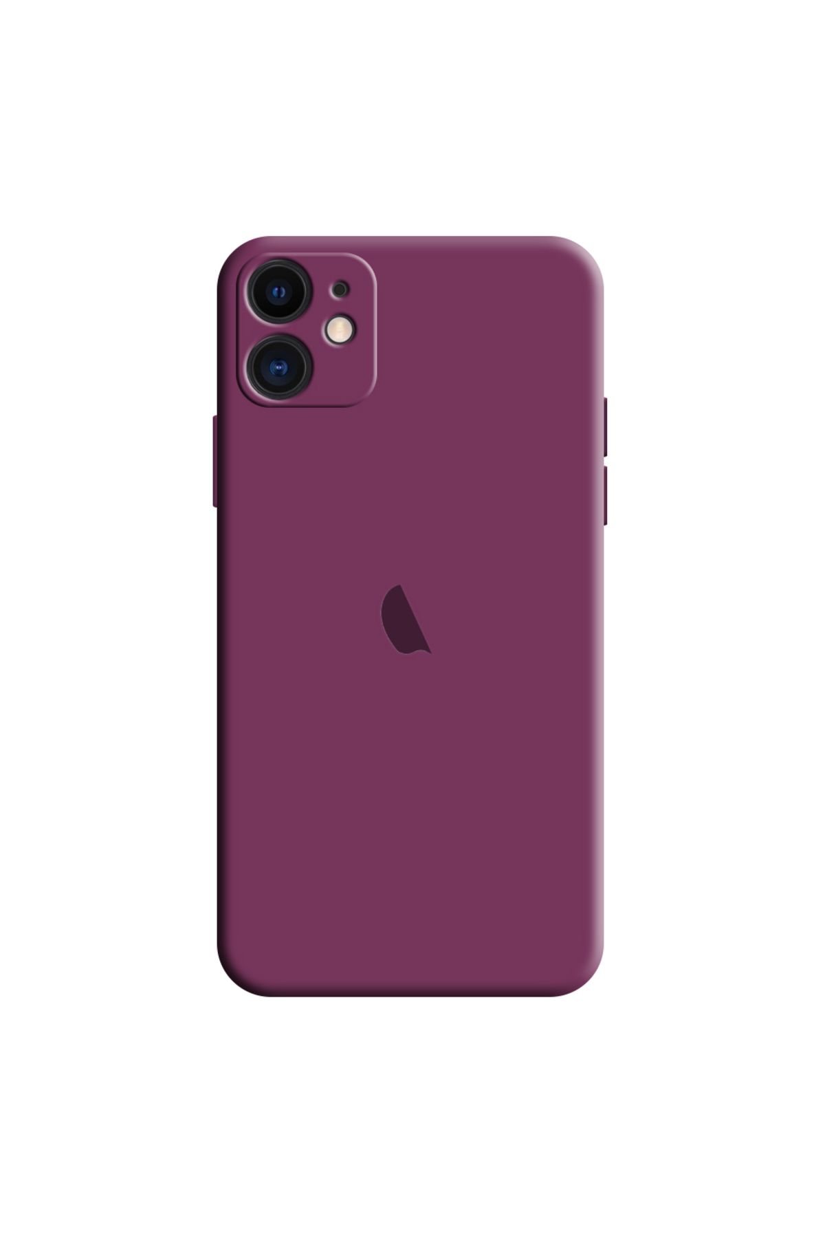 Tekamo Apple iPhone 12 Uyumlu Kamera Korumalı Silikon İçi Kadife Lansman Kılıf