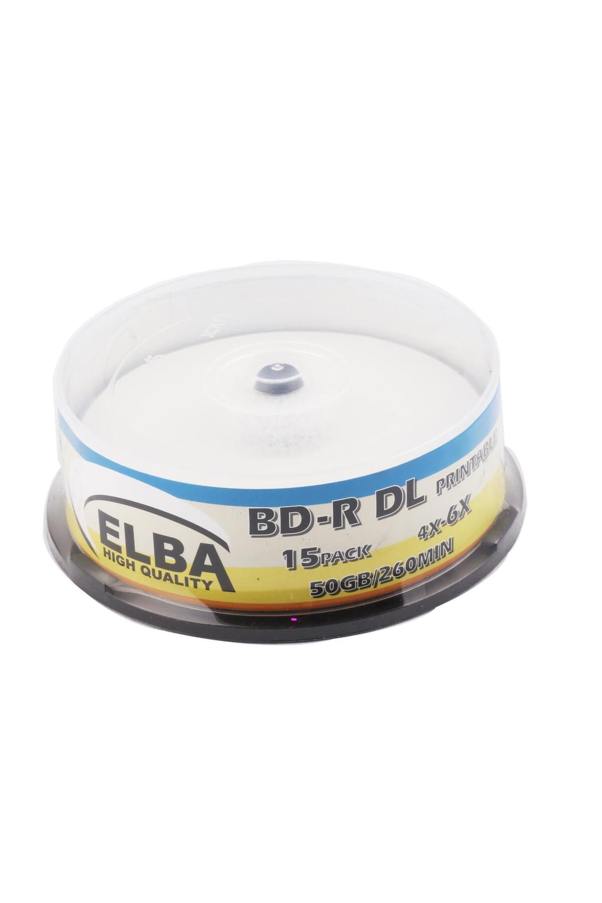 ELBA Blu-Ray BD-R 6X 50GB 15Lİ Cake Box Prıntable