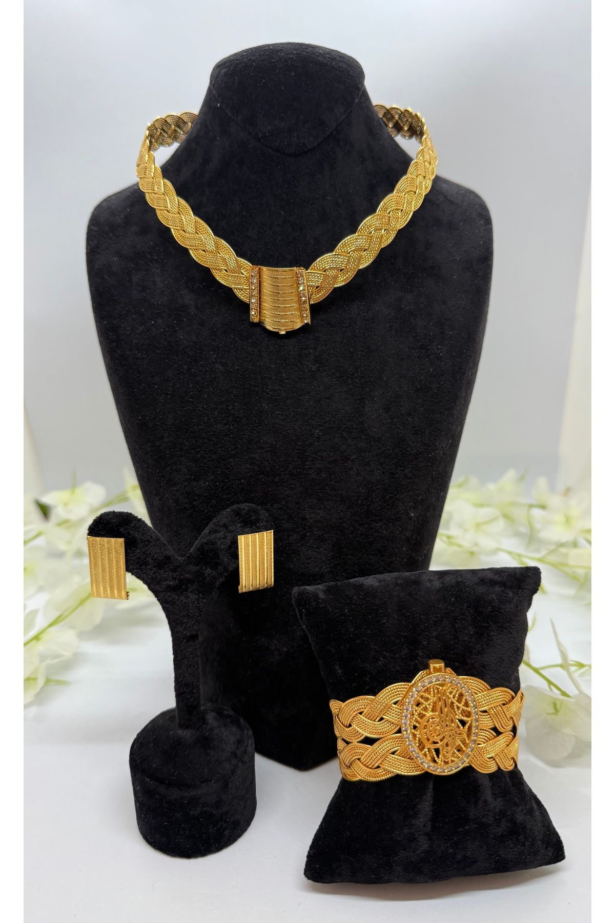 Constanza Exclusive 22 Ayar Altın Kaplama Trabzon Set Lvd504