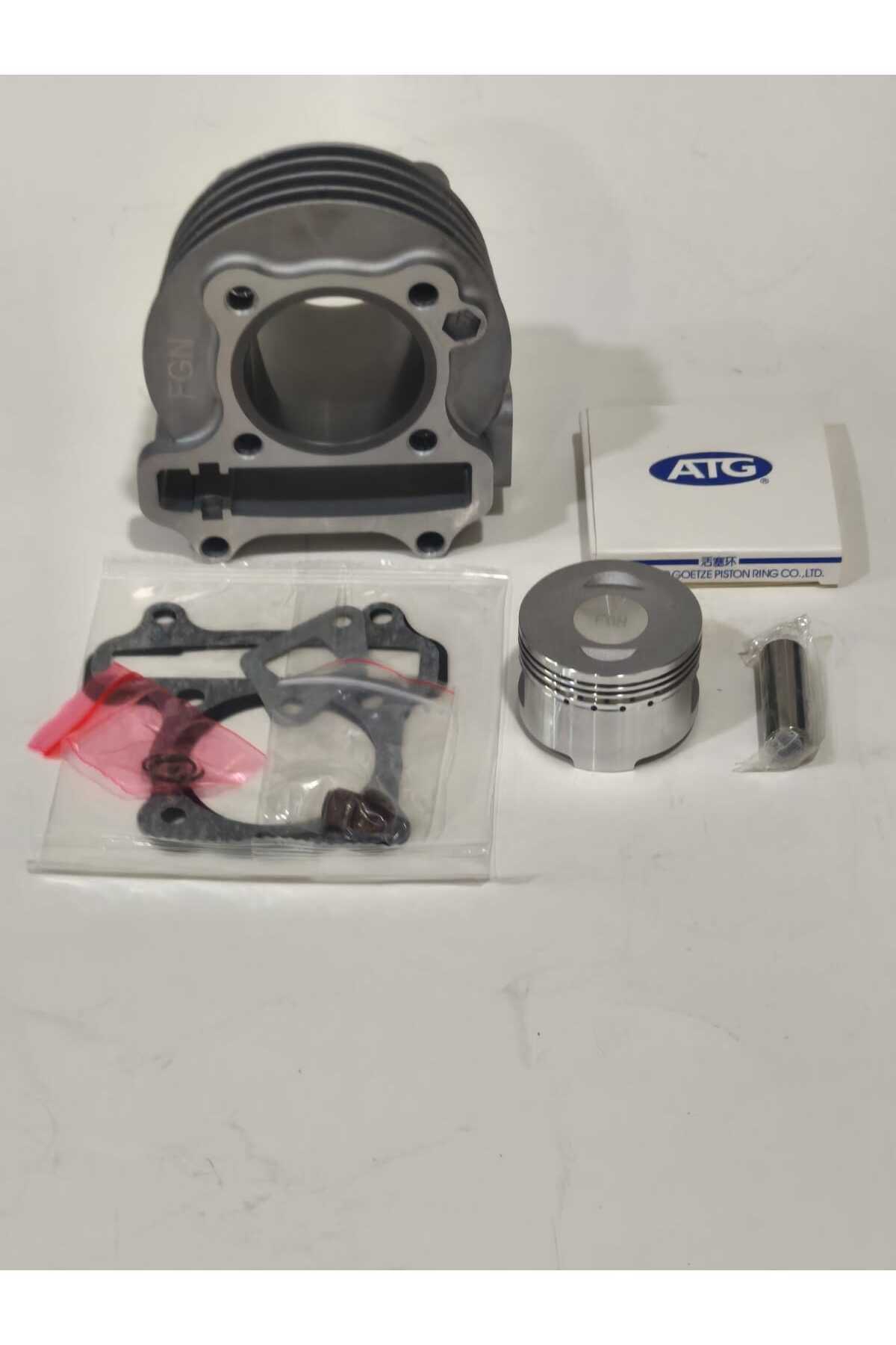 SİLİNDİR Kral Motor Spica 50 uyumlu 100cc Modifiye Silin;dir Seti (ısı sensör yuvalı)