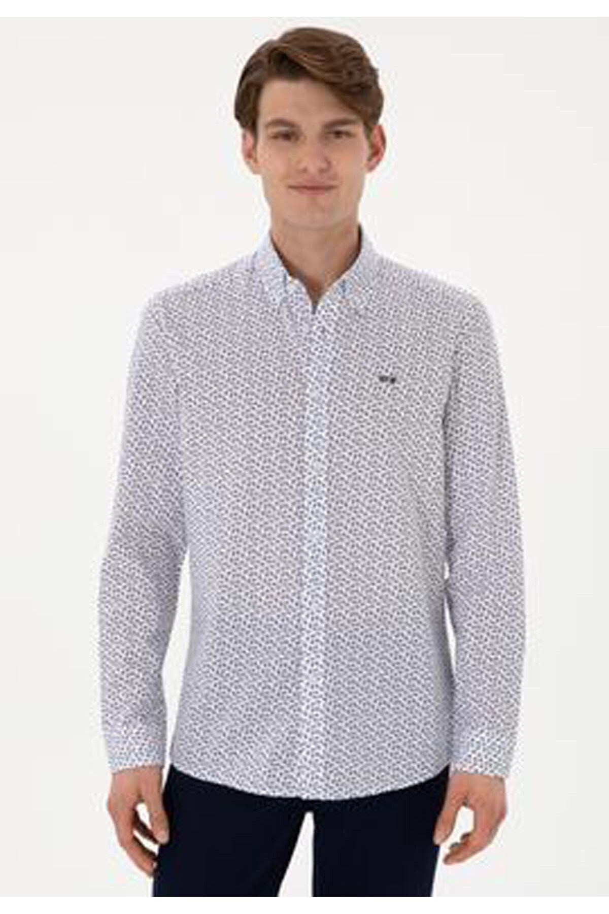 U.S. Polo Assn. U.S. Polo Assn. Terısle Lacivert Erkek Gömlek 2108616