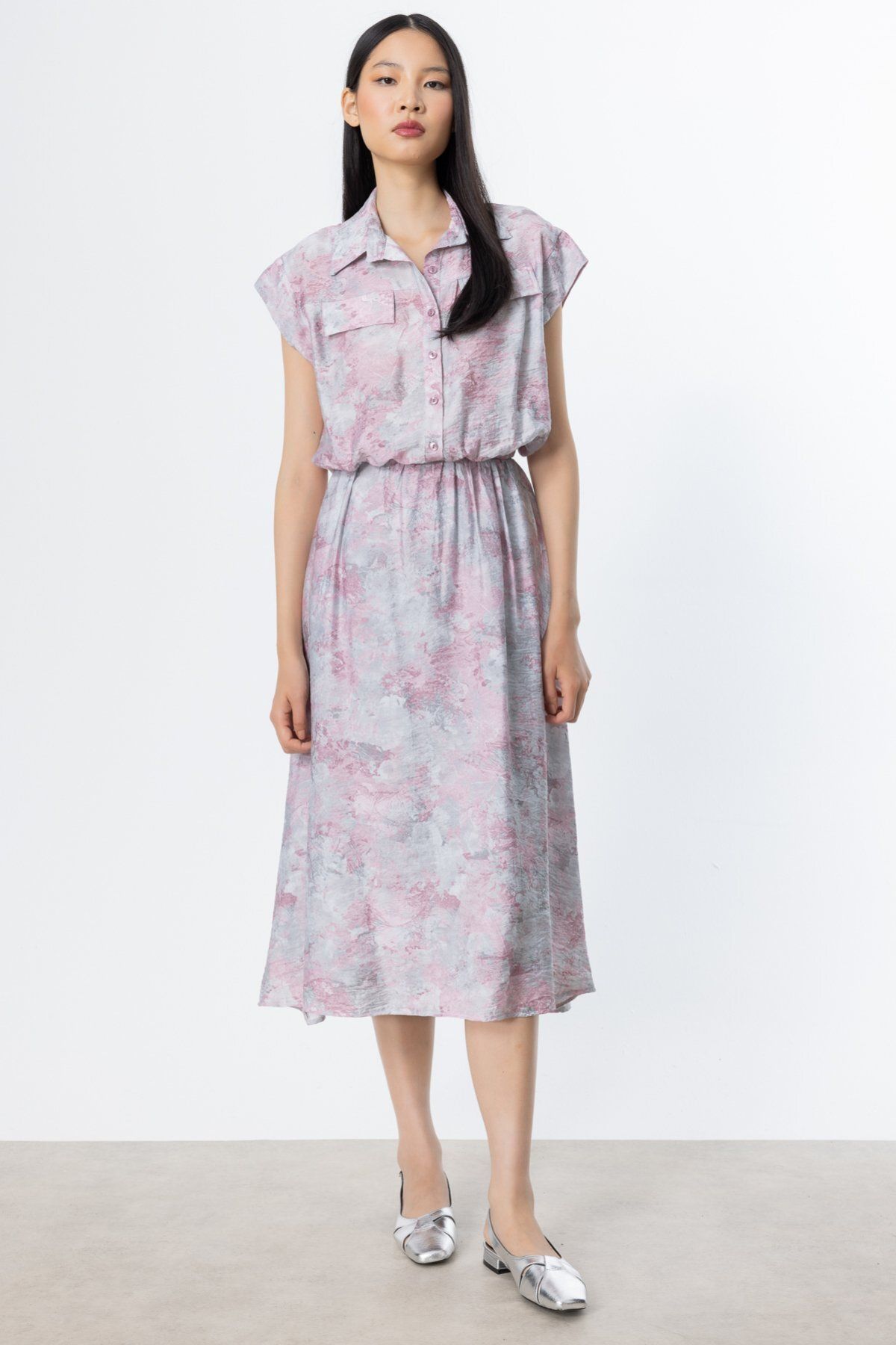 ON-Patterned Midi Skirt 1