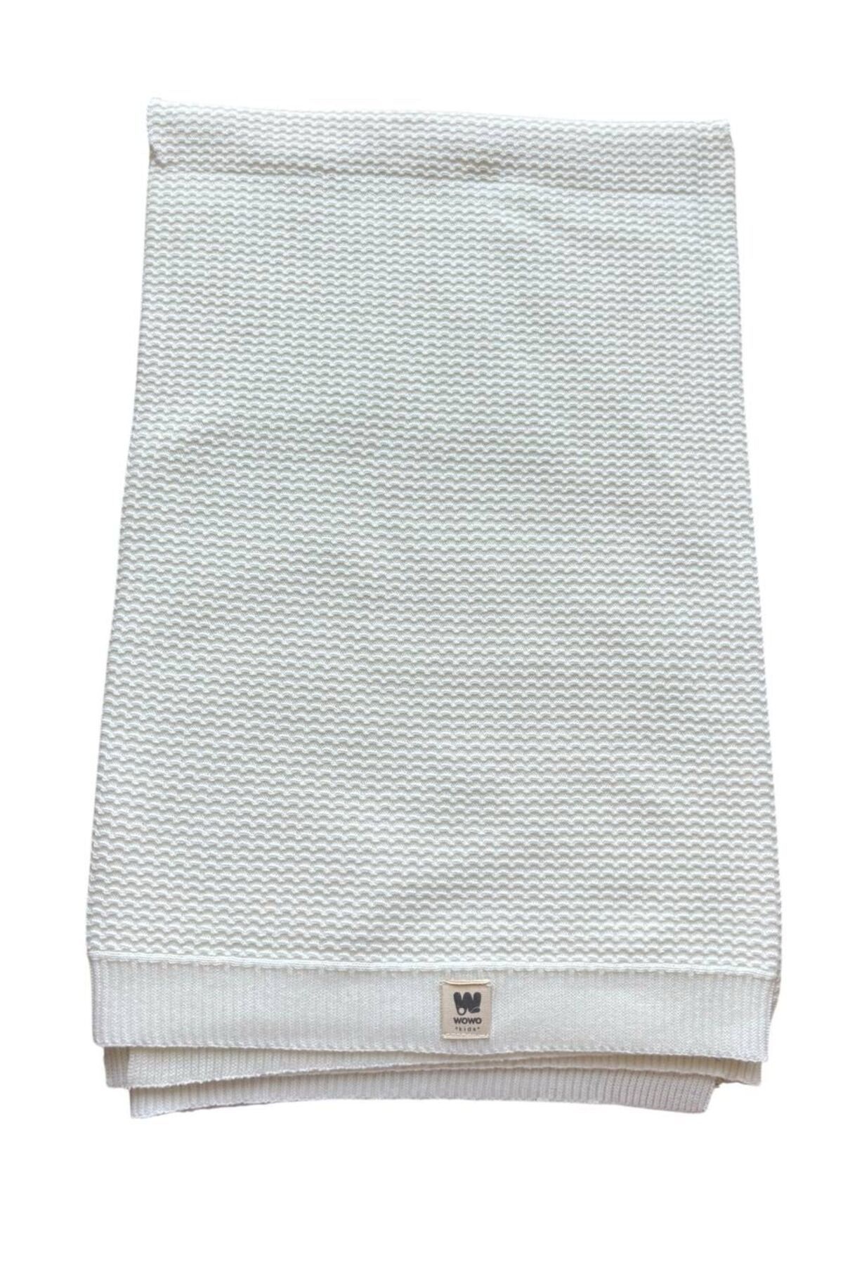 WOWOKİDS Yüksek Kalite Triko Örme Kumaş Bebek Battaniyesi **4"LÜ PAKET 100x110 CM * 0-3 AY * %100 ORGANİK **