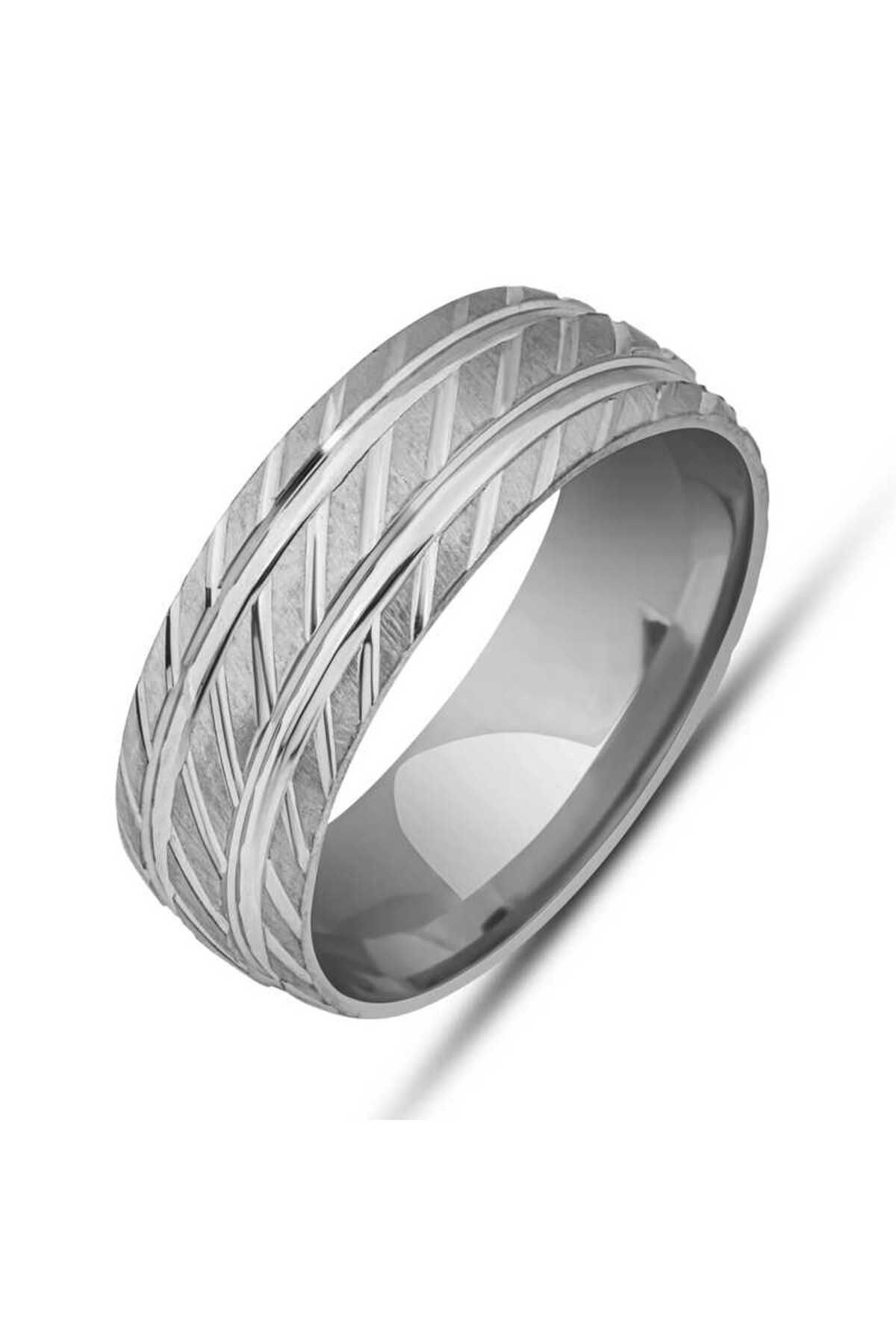 STİLLOVE Gümüş Kalemli Rodyum Alyans SL12499